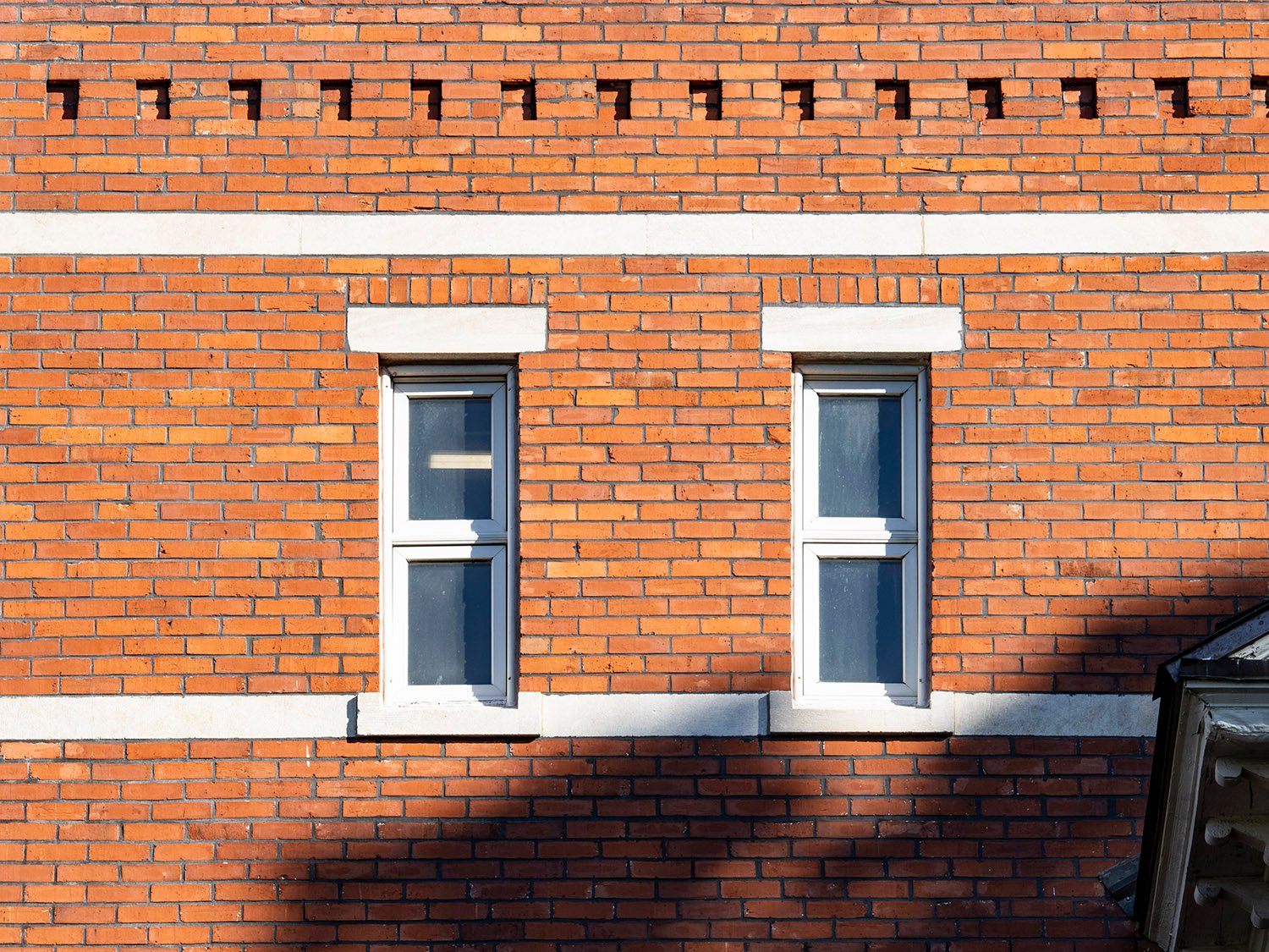 Third-floor windows on the tower of the Gwinnett County Courthouse, Lawrenceville, Georgia