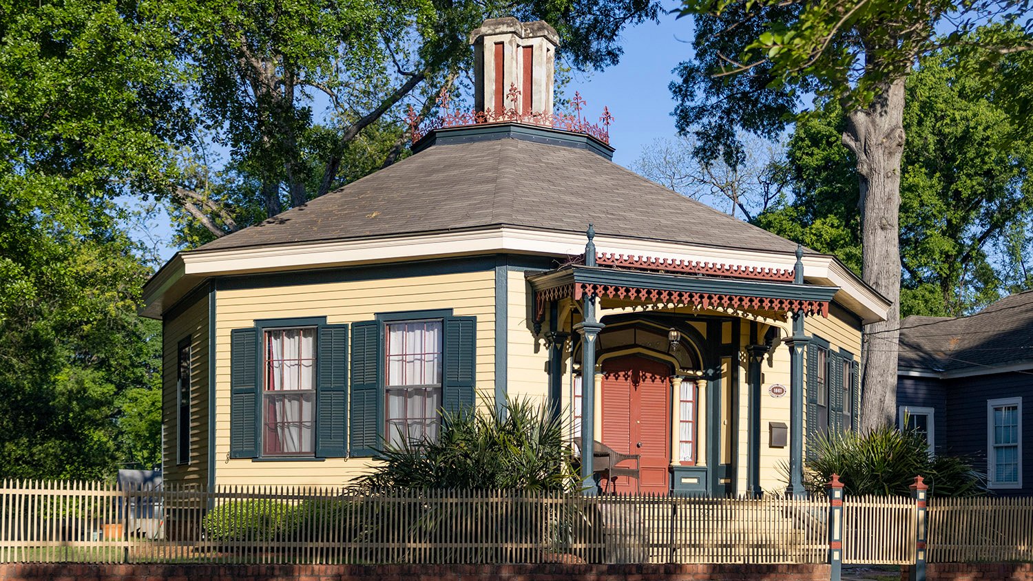 Leander May. Leander May Residence, "The Octagon House" or "May's Folly" (1857). Columbus, Georgia.