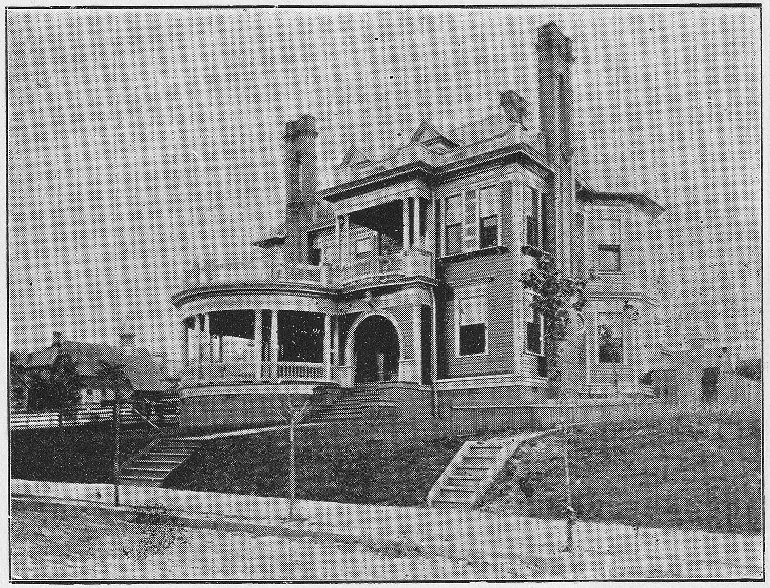 G.L. Norrman. Paul Romare Residence (1892, demolished before 1926). Atlanta.
