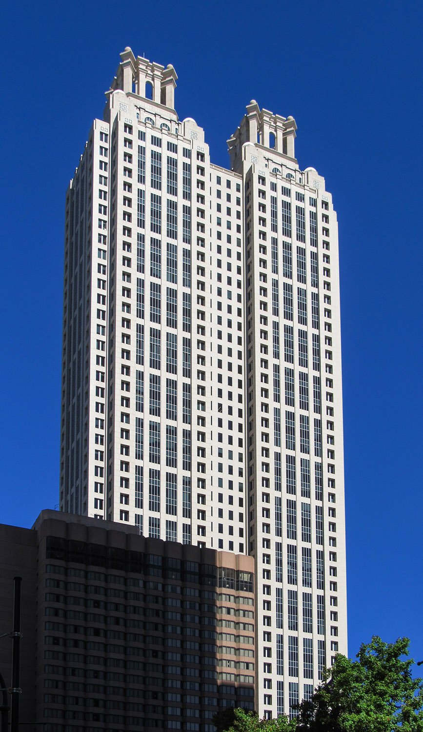 Looking at 191 Peachtree from Forsyth Street, Fairlie-Poplar