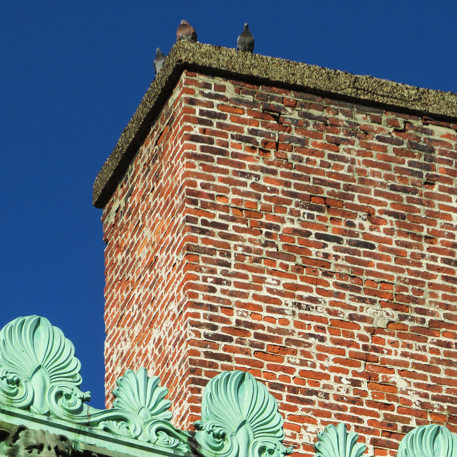Chimney on the Bowery Savings Bank, New York