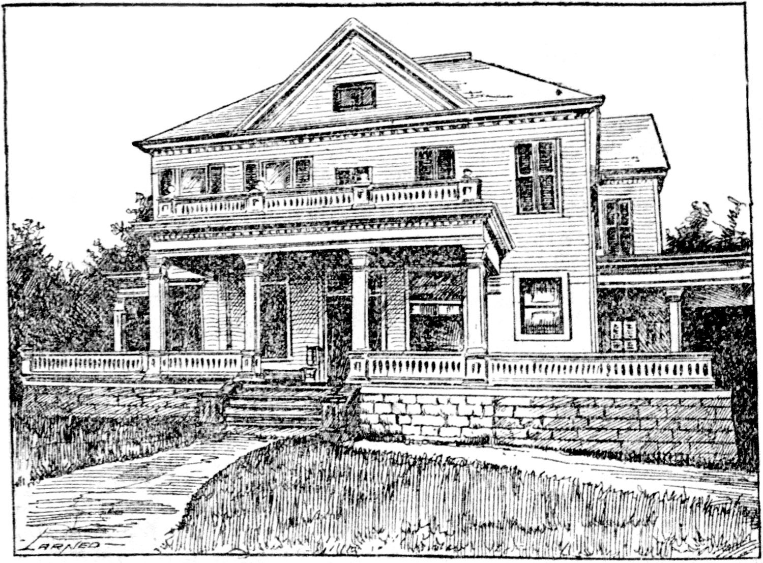 J.C.A. Branan Residence (1898). Kirkwood, Georgia.