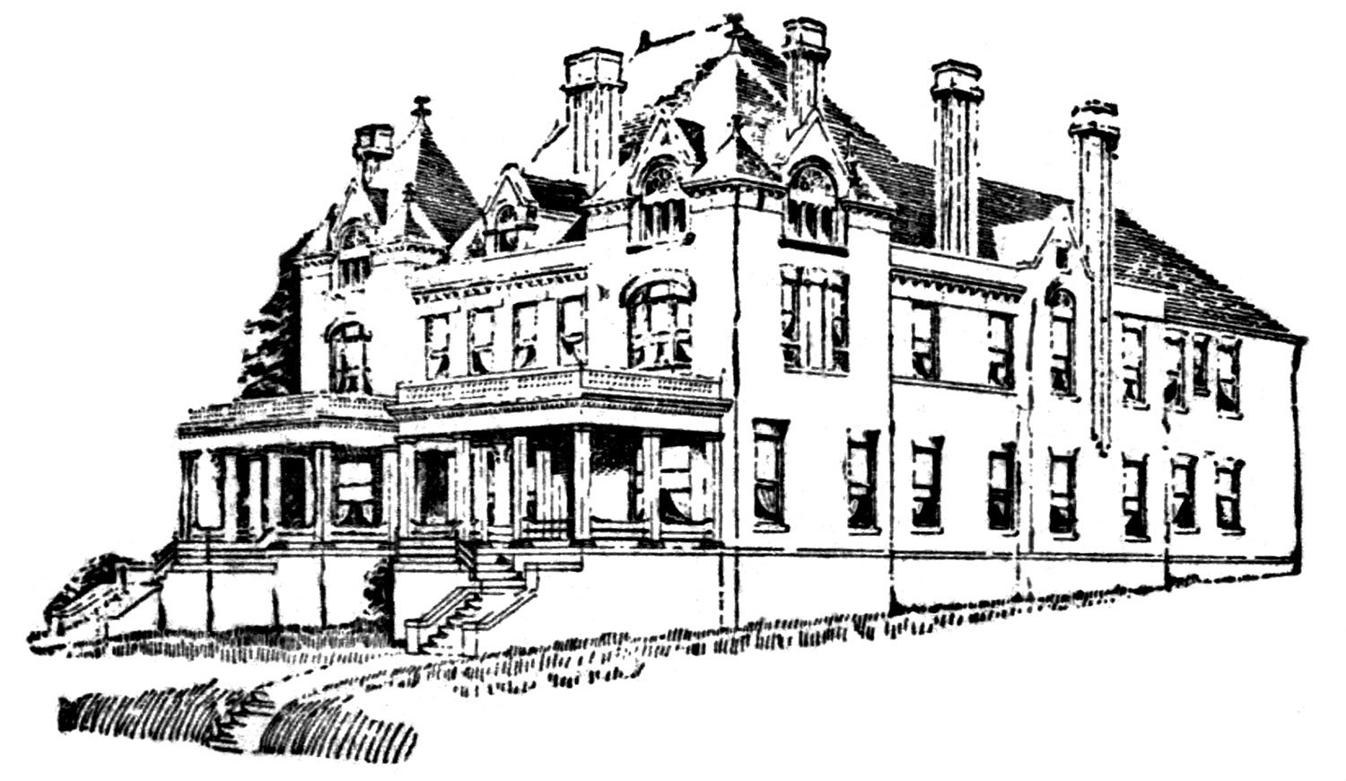 Butt & Morris. Apartment house for W.H. Brotherton. Atlanta.