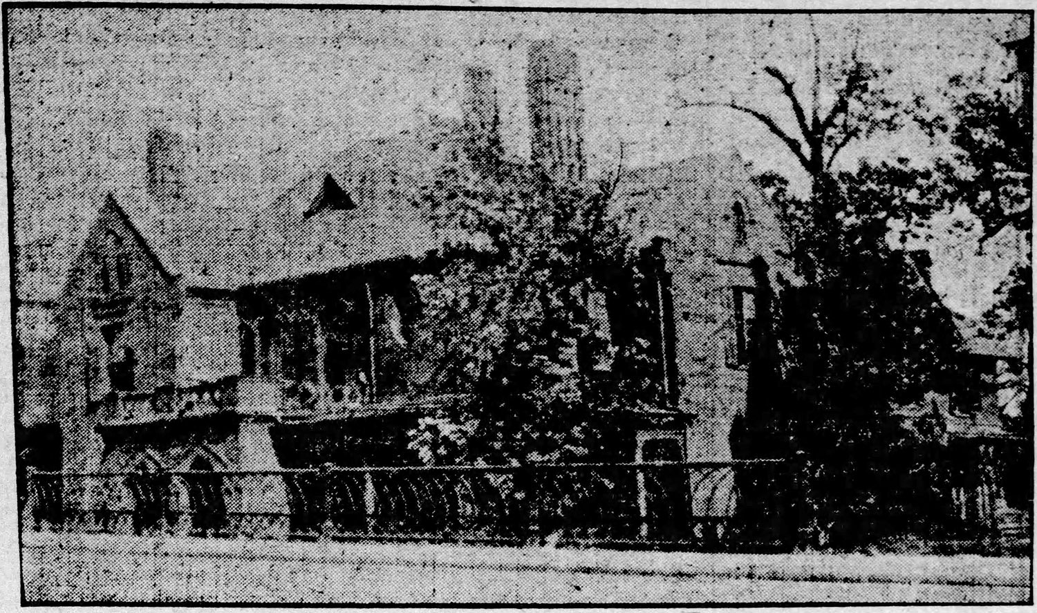 Former St. Philip's deanery, circa 1910.