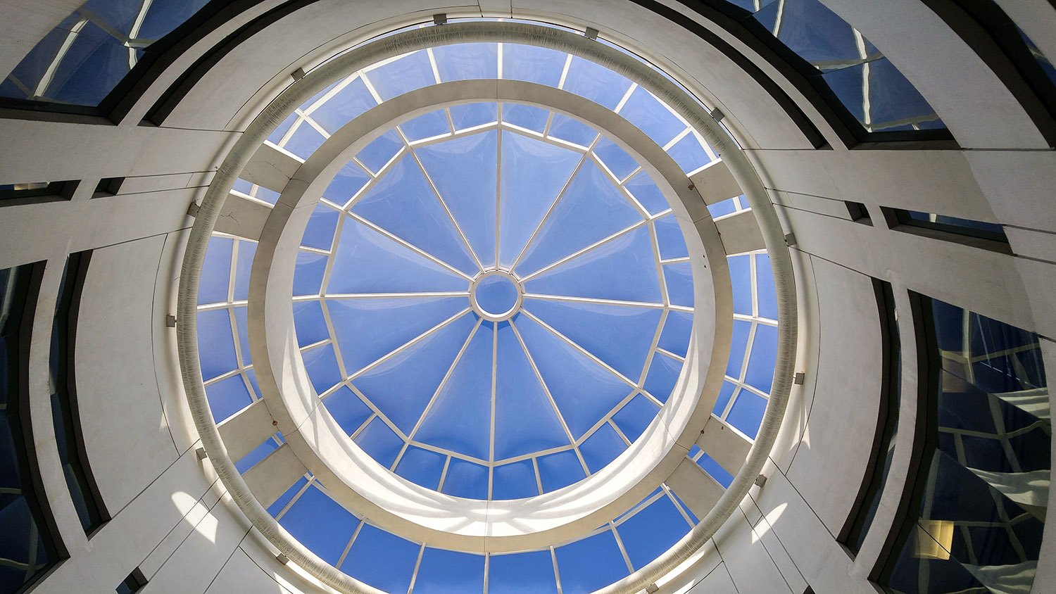 Skylight over the entrance atrium of Dobbs University Center, Atlanta
