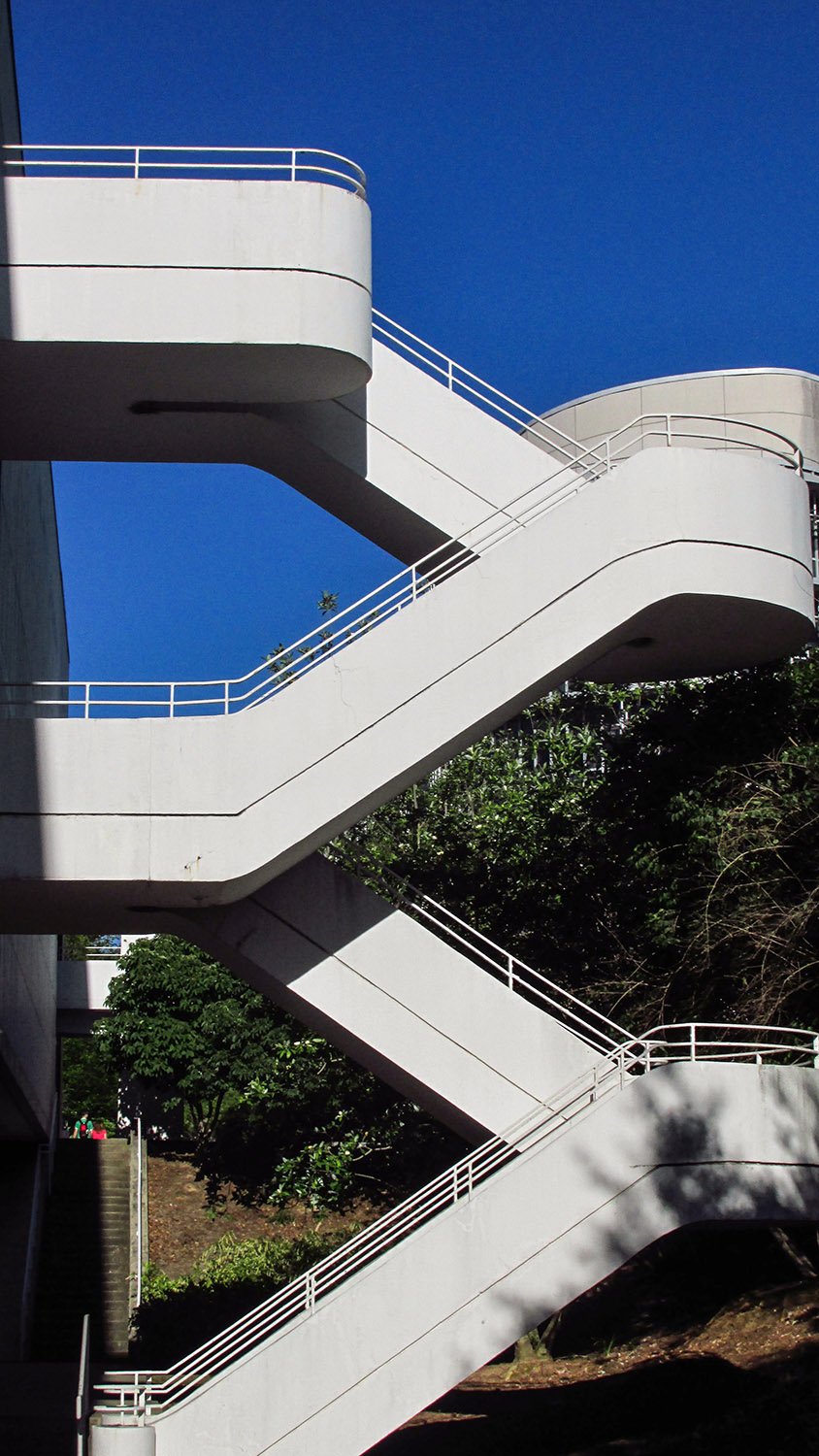 Stairs on the south elevation of Dobbs University Center, Atlanta
