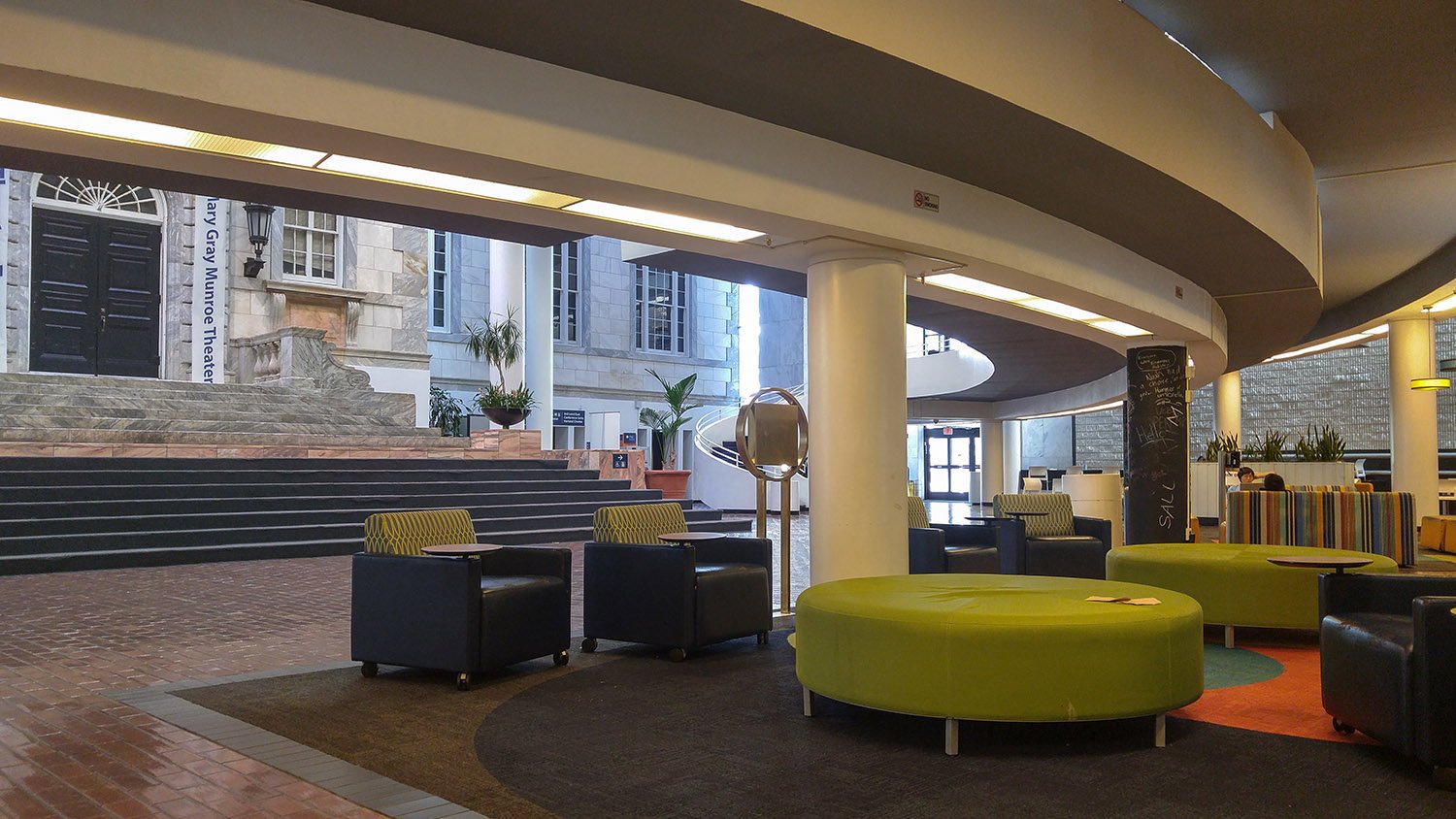Ground floor on the interior of Dobbs University Center, Atlanta