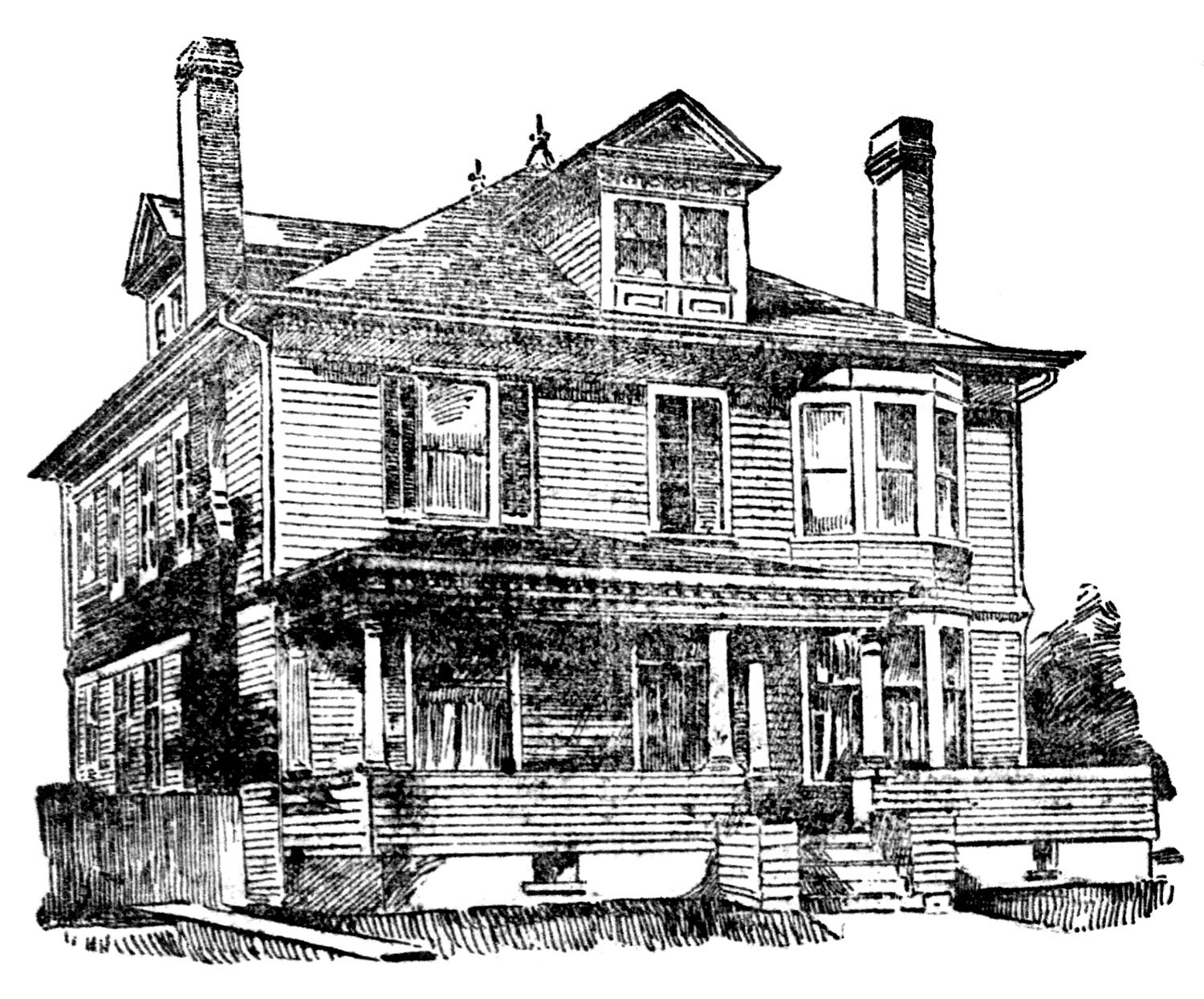 Bruce & Morgan. Cottage for W.D. Grant (1898). Atlanta.