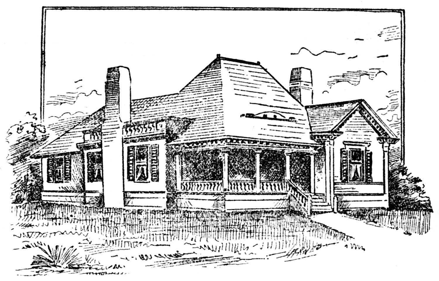 G.L. Norrman.E.C. Merry Residence (1893). West End, Atlanta.