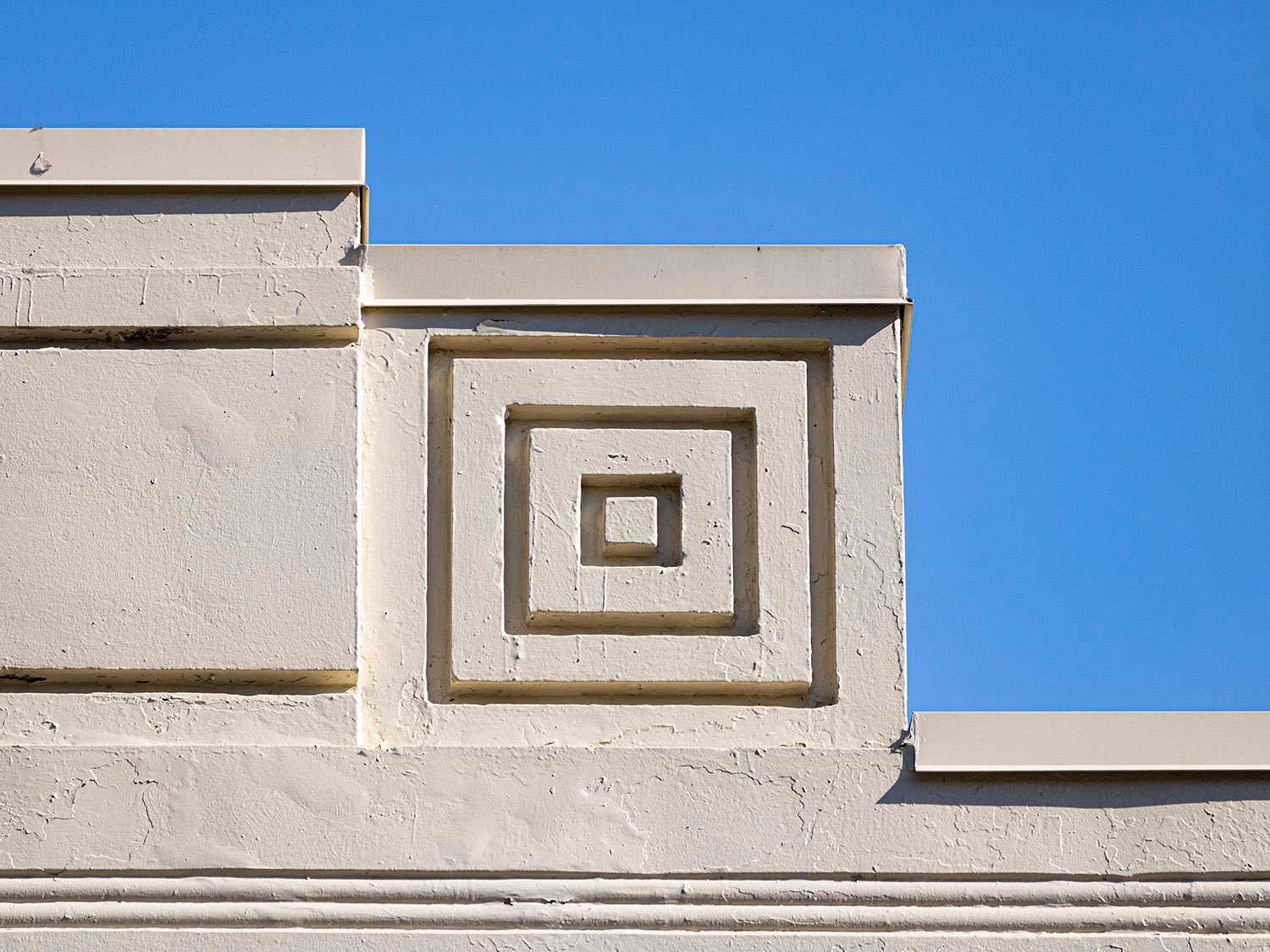 Parapet on the facade of Morris Brandon School, Atlanta