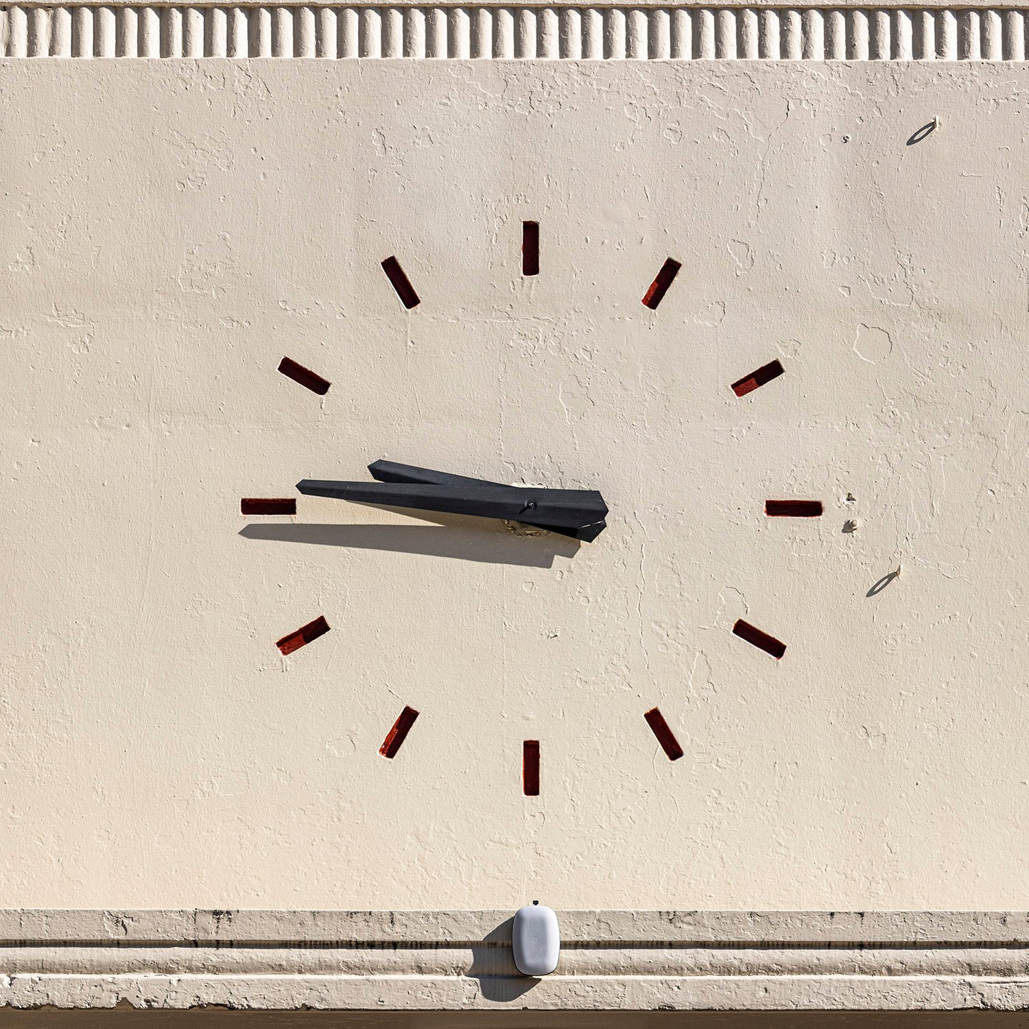 Clock on the facade of Morris Brandon School, Atlanta