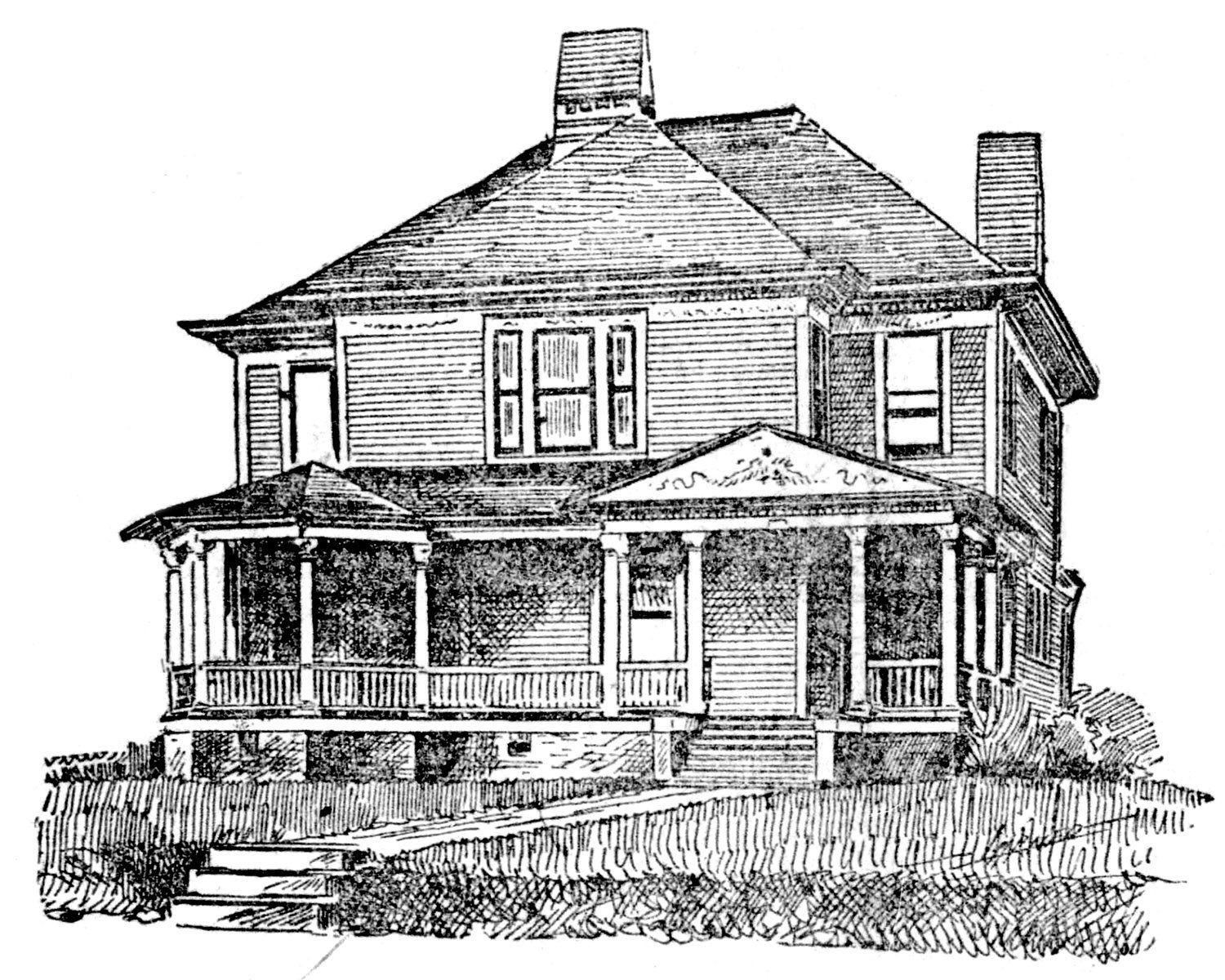 C. Walter Smith. George Wade Residence (1898). West End, Atlanta.