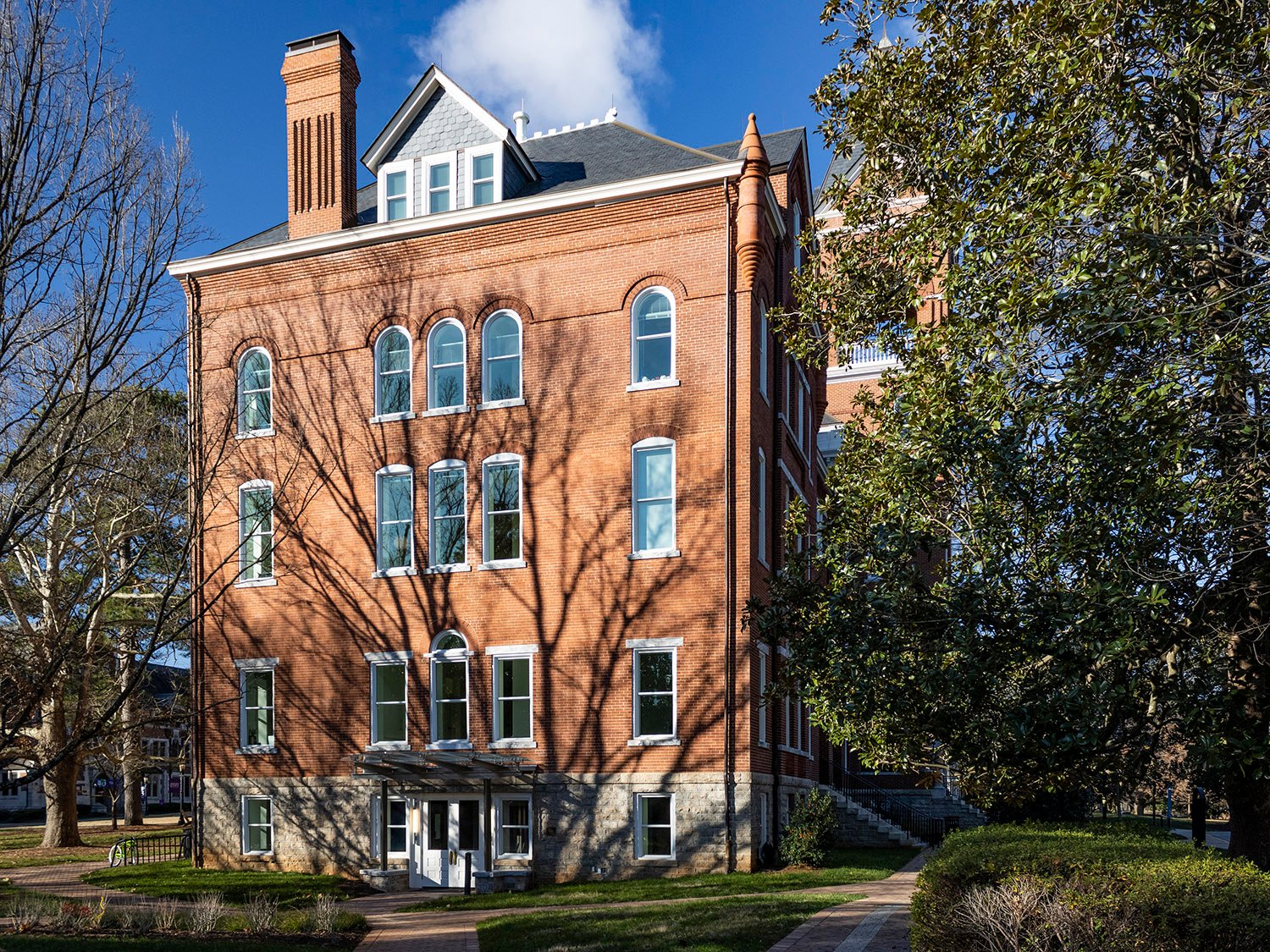 East elevation of Agnes Scott Hall, Decatur, Georgia