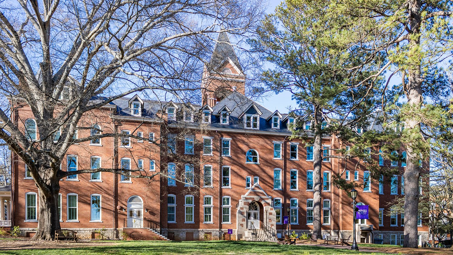 South elevation of Agnes Scott Hall, Decatur, Georgia