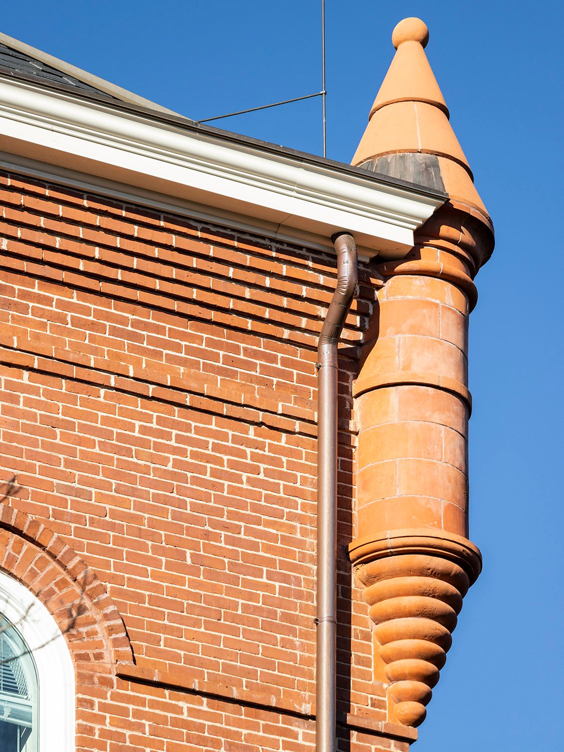 Turret on the northeast corner of Agnes Scott Hall, Decatur, Georgia
