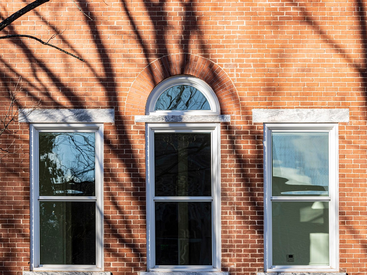 Palladian window on the east elevation of Agnes Scott Hall, Decatur, Georgia