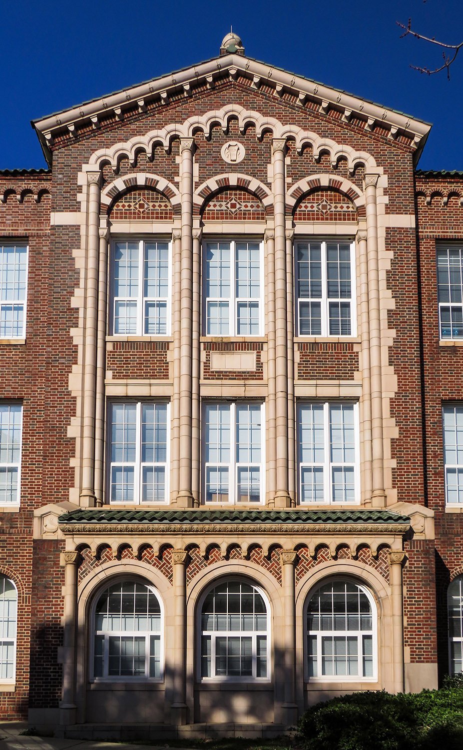 Original entrance of Joseph E. Brown Junior High School, Atlanta