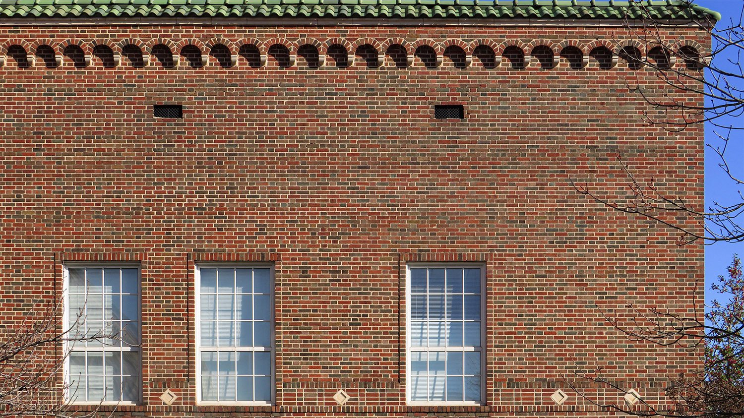 South elevation of the gymnasium of Joseph E. Brown Junior High School, Atlanta