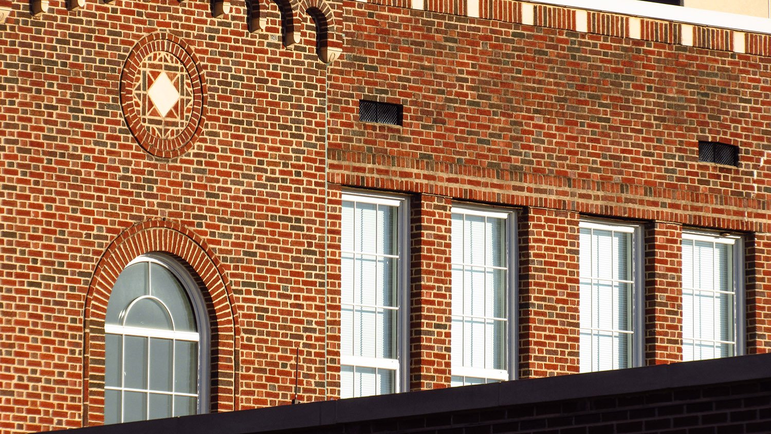 Windows on the west elevation of Joseph E. Brown Junior High School, Atlanta