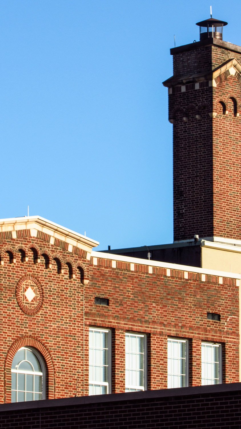 Chimney on the west elevation of Joseph E. Brown Junior High School, Atlanta