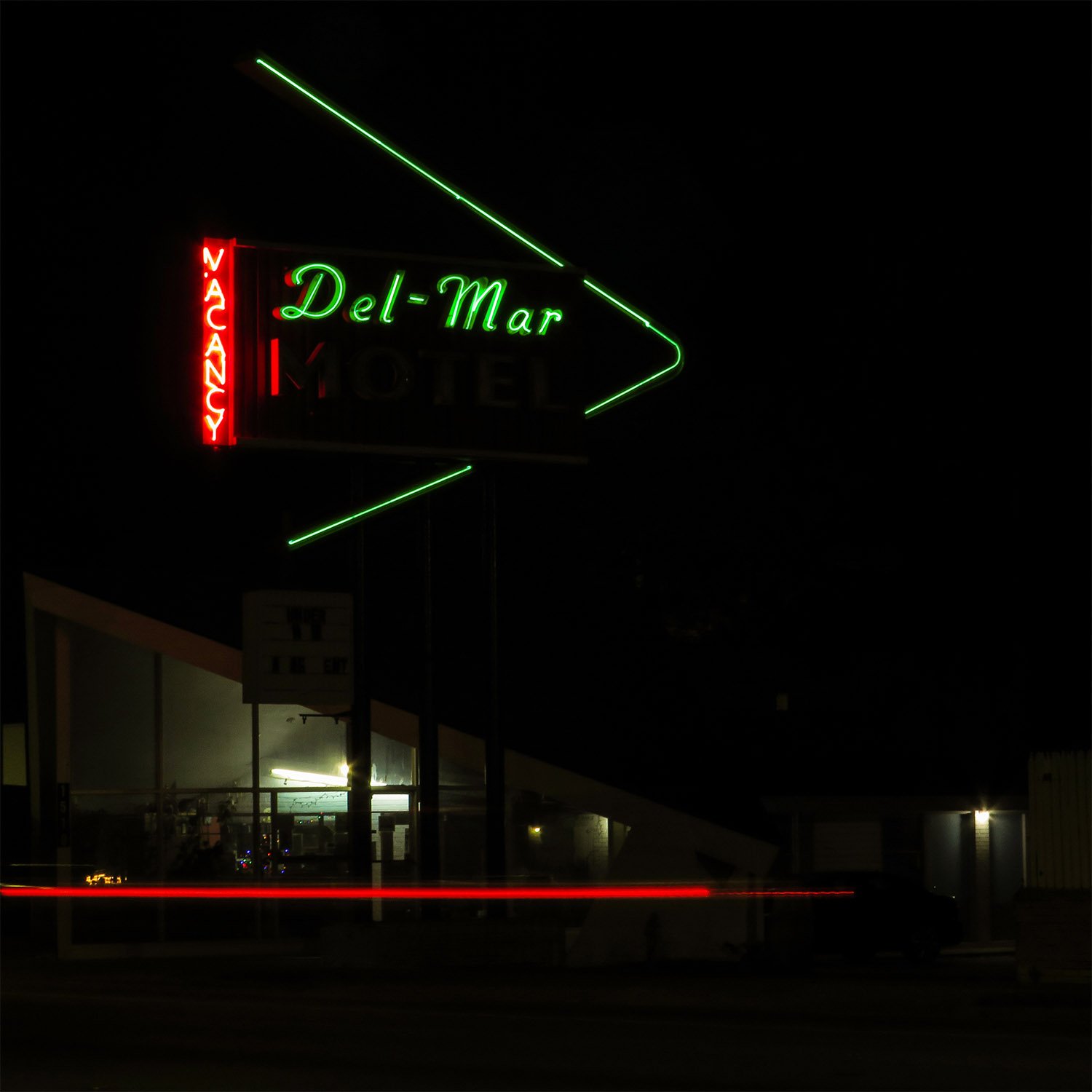 Del-Mar Motel (1955). Valdosta, Georgia. Designed by Joe Bright.