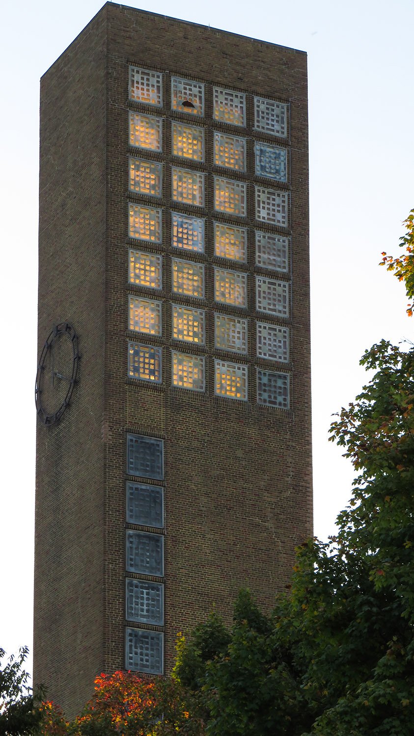 Campanile of First Christian Church, Columbus, Indiana