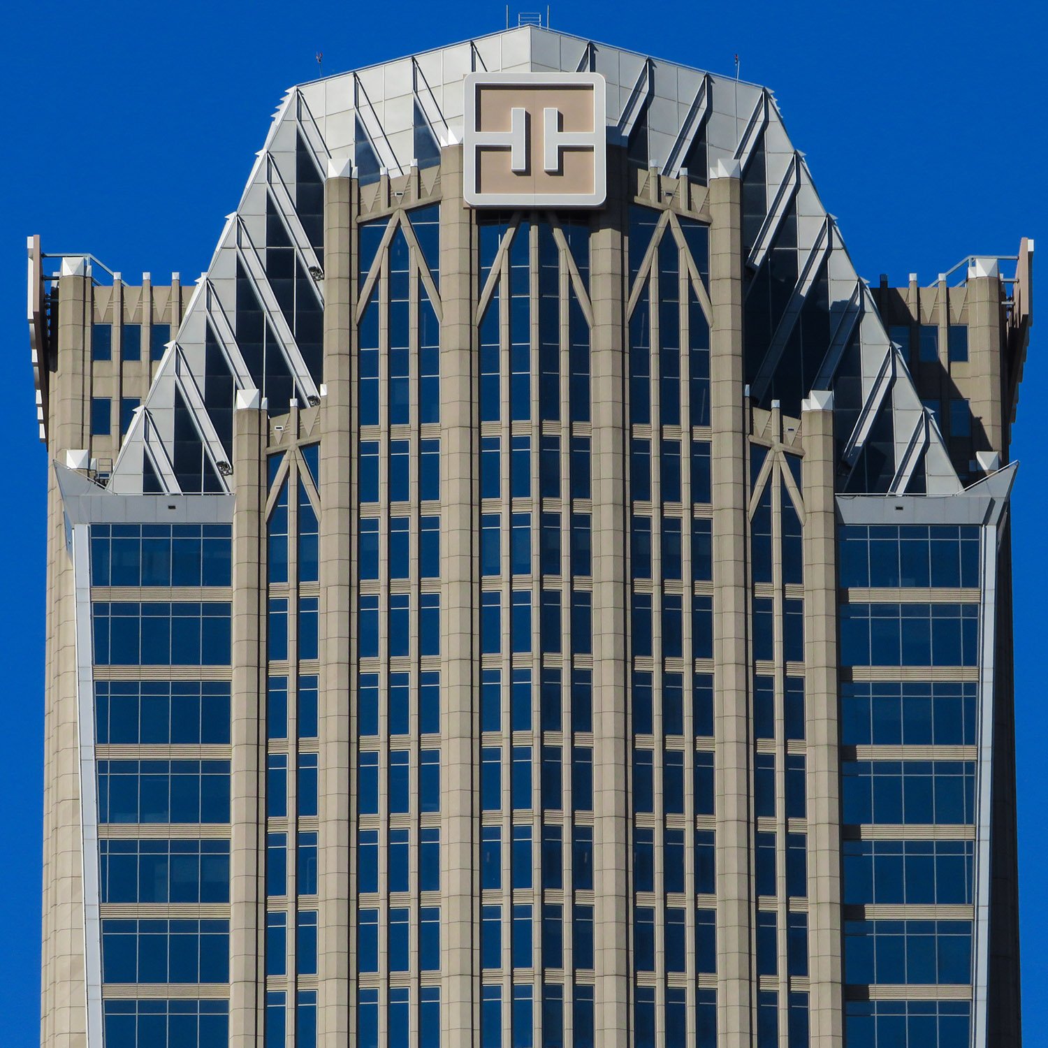 Top of Hearst Tower, Charlotte, North Carolina