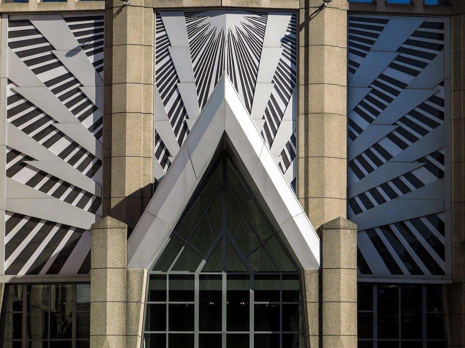 Entrance of Hearst Tower, Charlotte, North Carolina