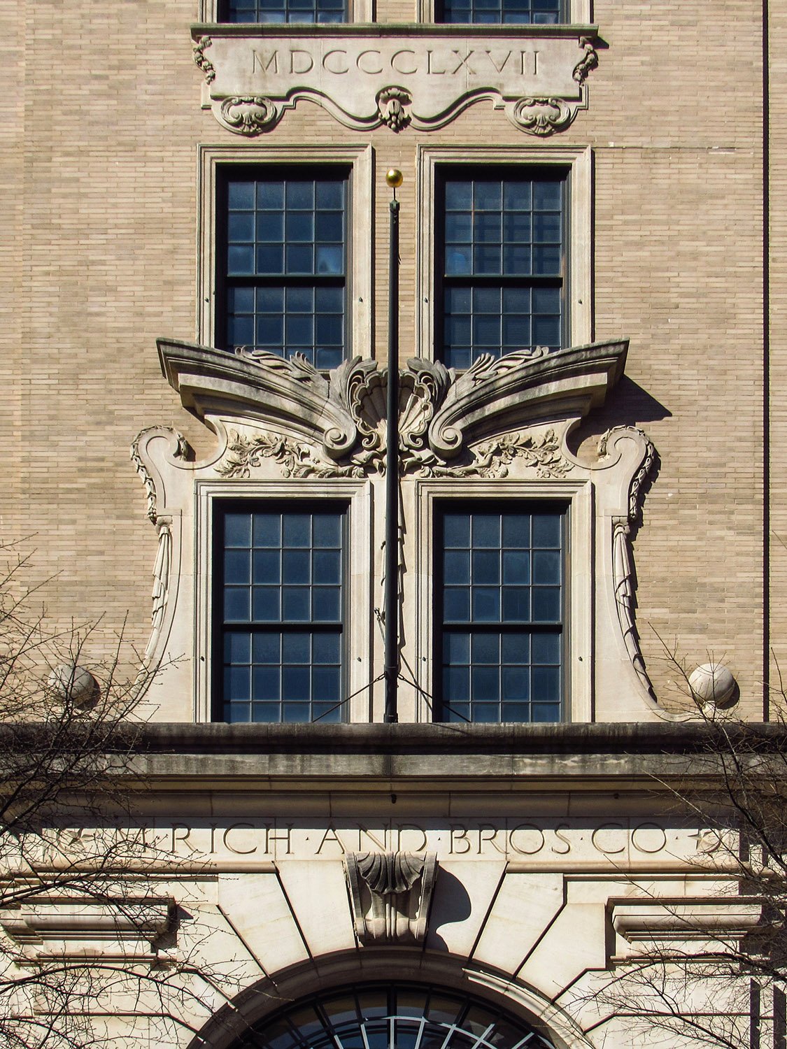 Windows over the entrance of M. Rich and Brothers Company, Atlanta