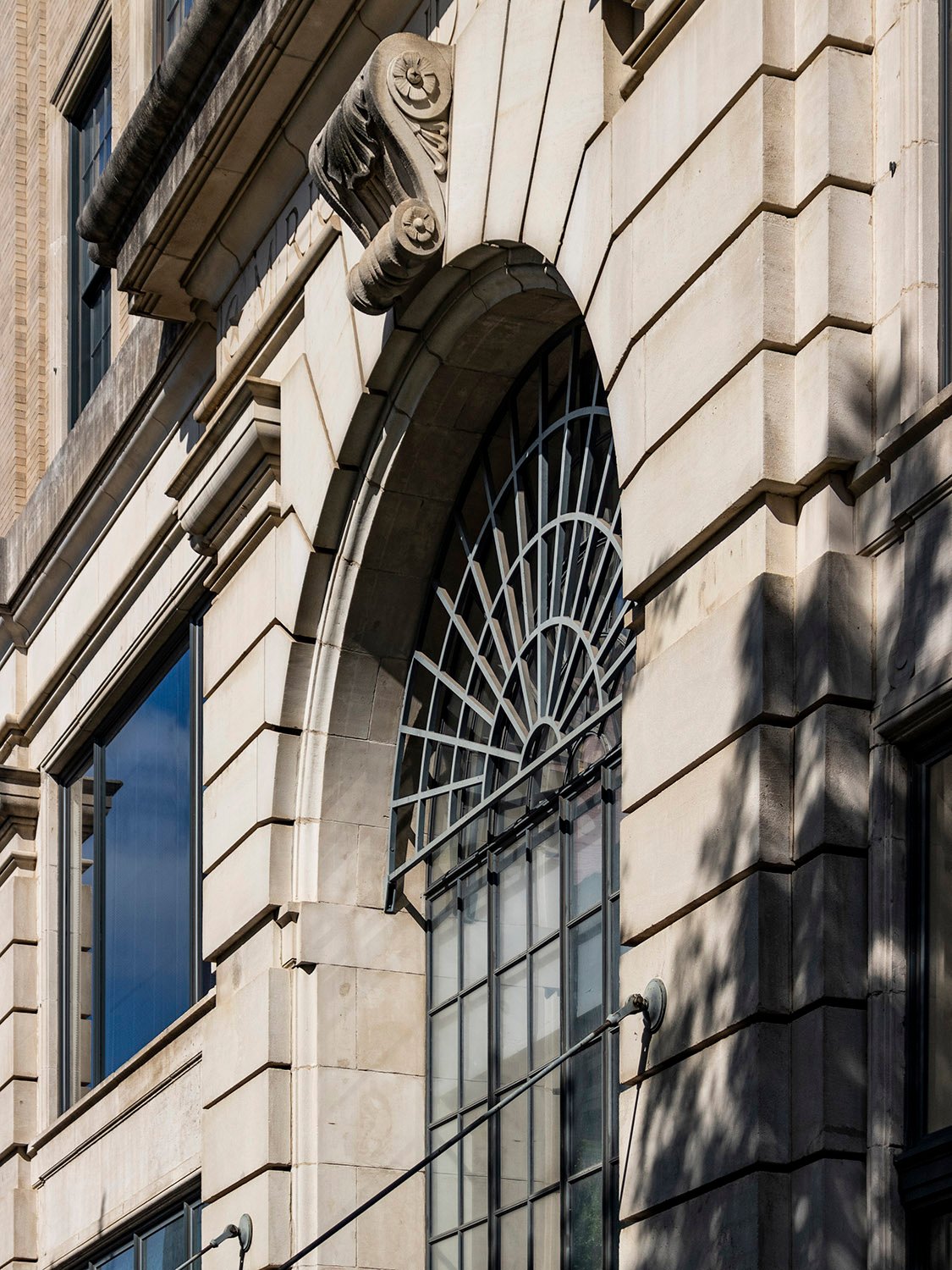 Looking at the window above the main entrance of M. Rich and Brothers Company, Atlanta
