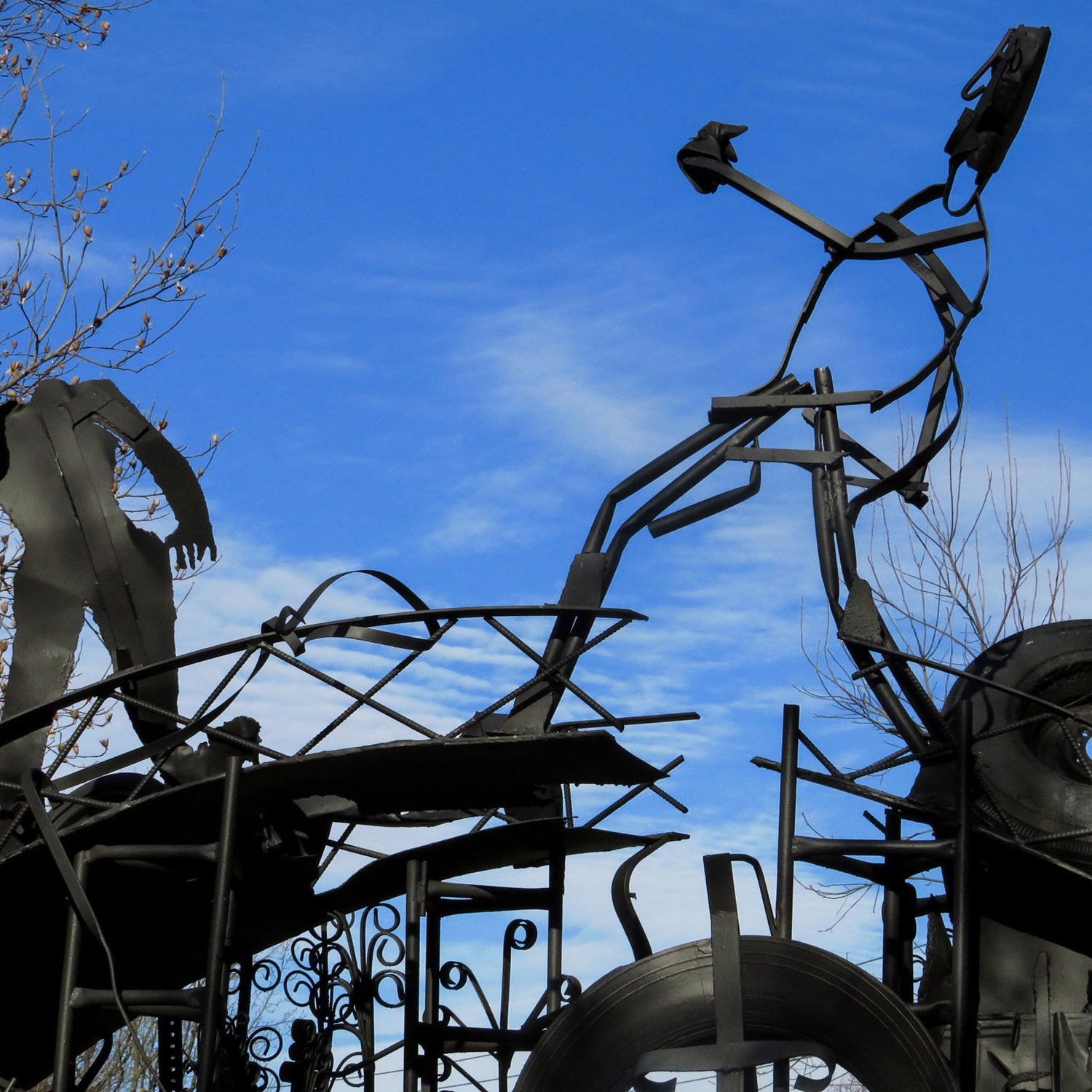 Thornton Dial. The Bridge (1997). Freedom Park, Atlanta.