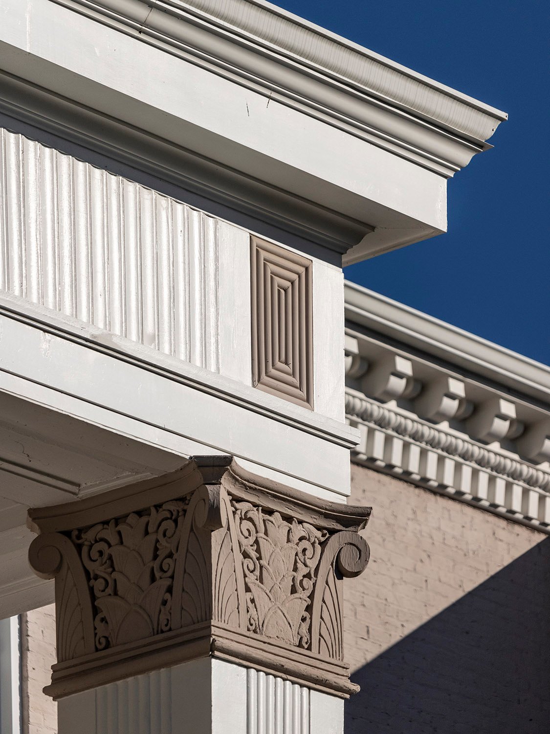 W.W. Goodrich. Cornice and capital on Yonah Hall (1893). Brenau University, Gainesville, Georgia. 