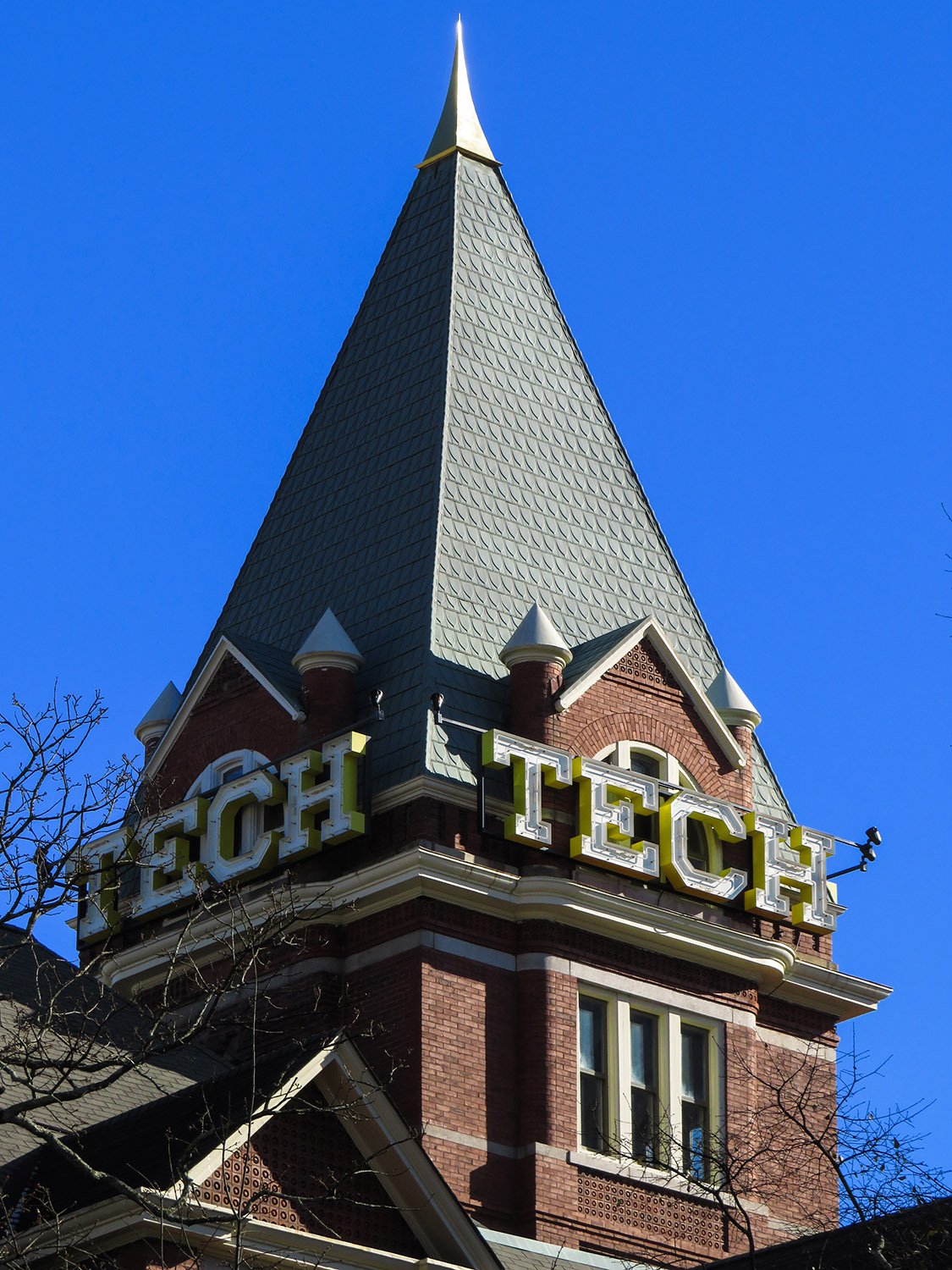 Tower on the Academic Building of Georgia Tech, Atlanta