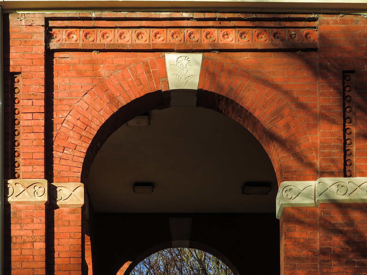 Front porch on the Academic Building at Georgia Tech, Atlanta