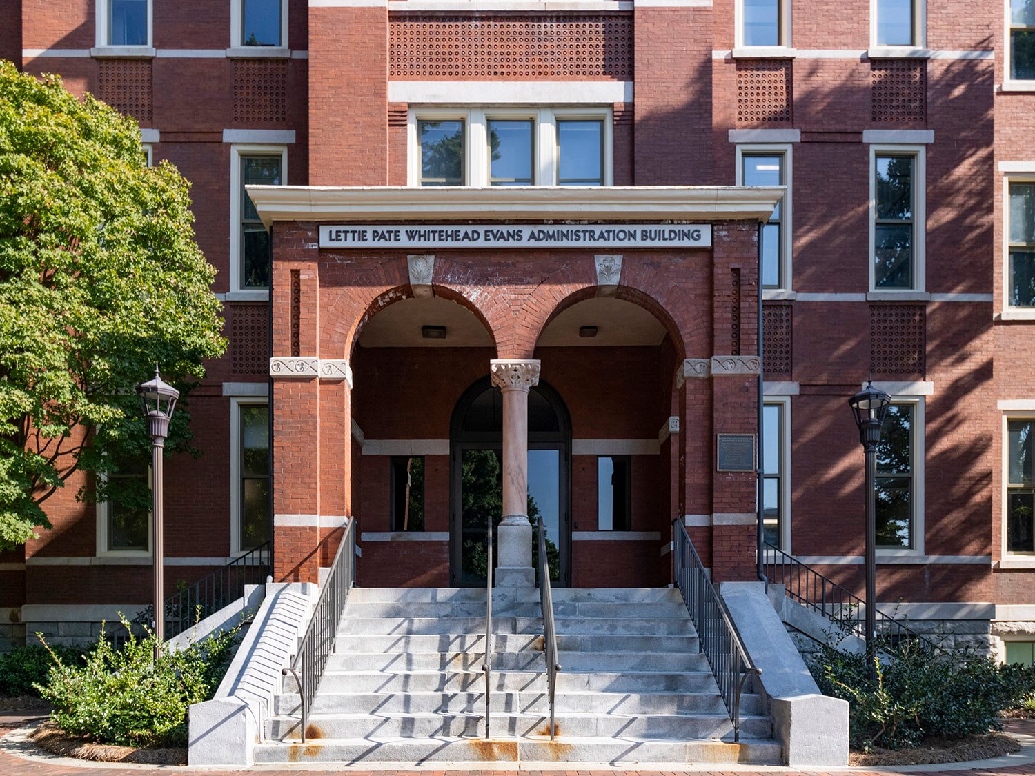 Front porch of the Academic Building at Georgia Tech, Atlanta