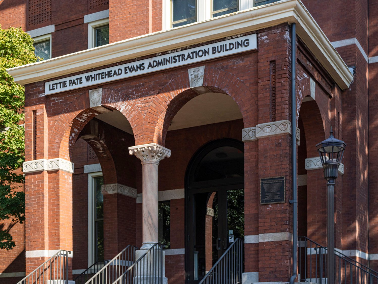 Front porch of the Academic Building at Georgia Tech, Atlanta