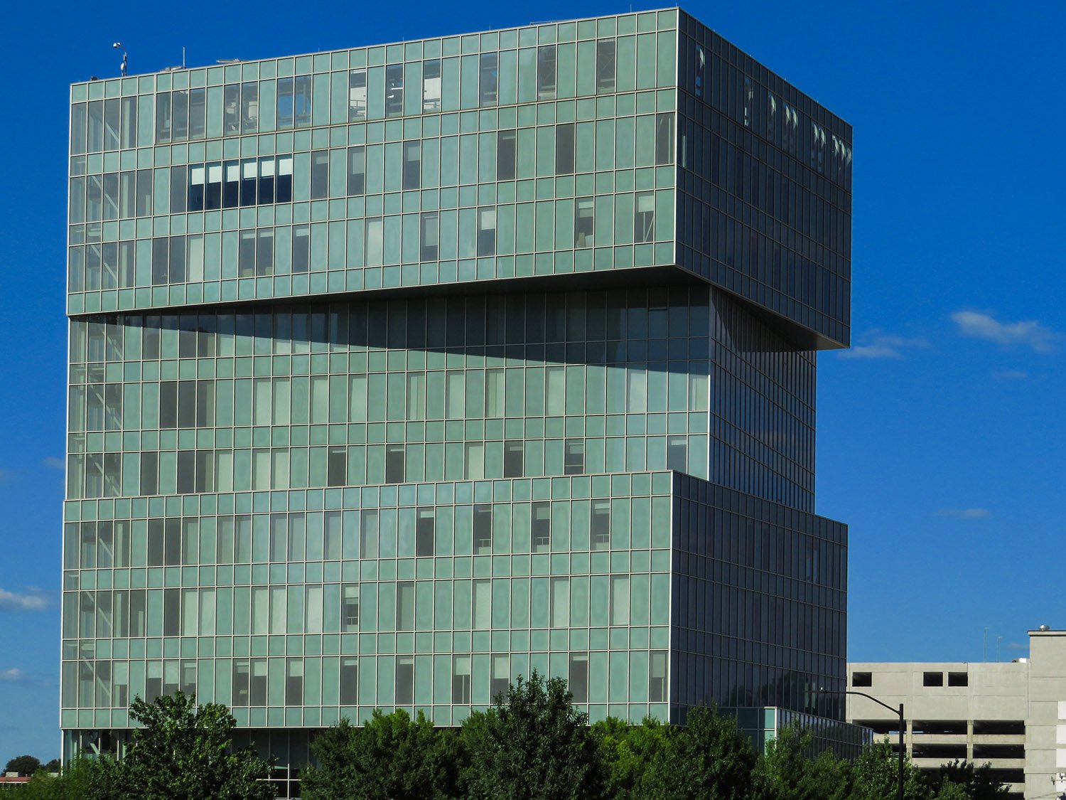 Looking at UNC Charlotte City Center from the southwest