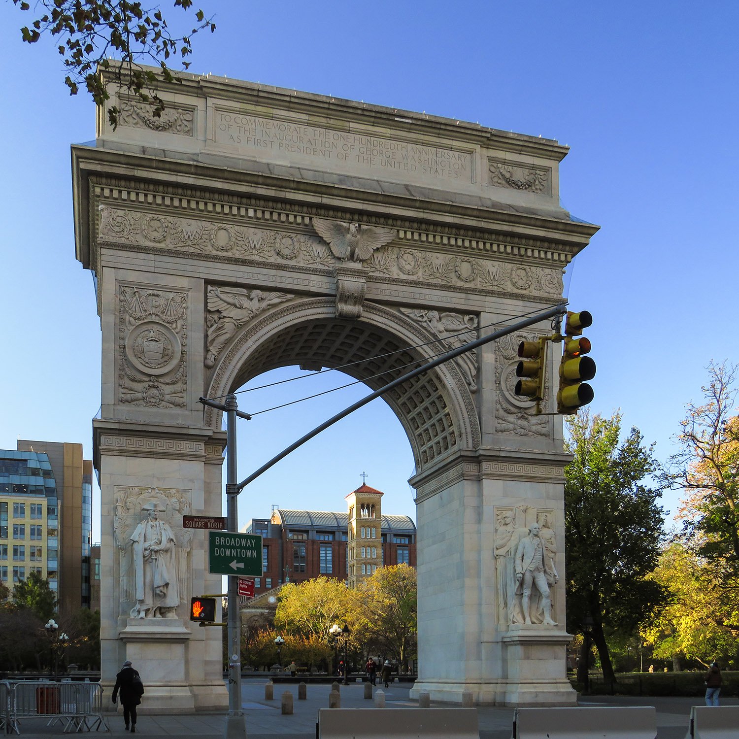 Stanford White of McKim, Mead & White. Washington Square Arch (1892). Greenwich Village, New York