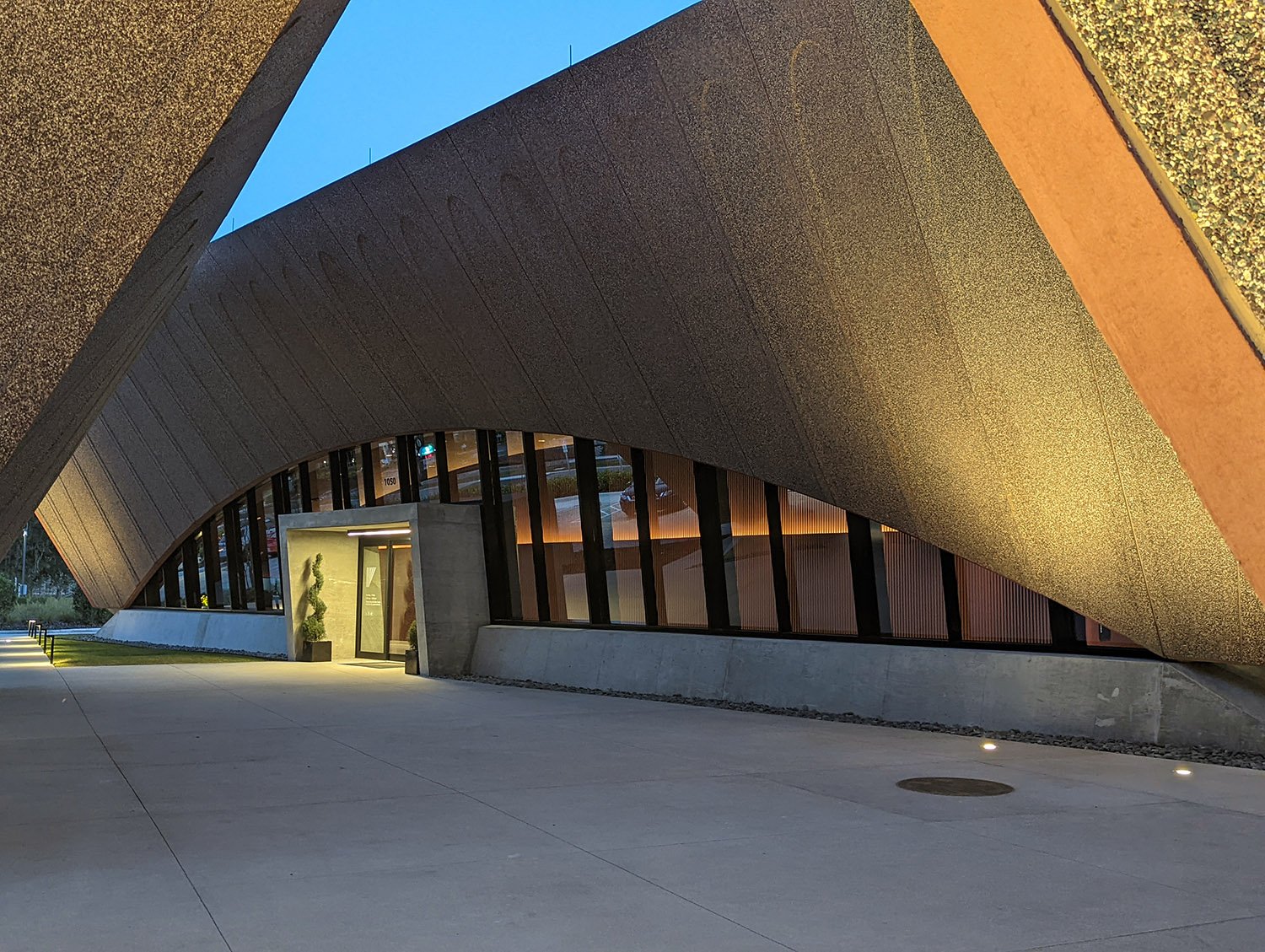 West facade of Winter Park Events Center, Winter Park, Florida