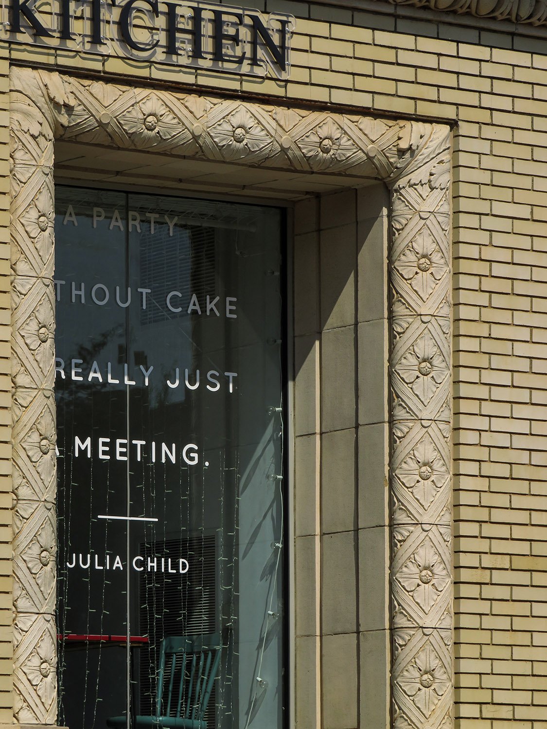 Architrave on the east facade of the Greenville County Courthouse