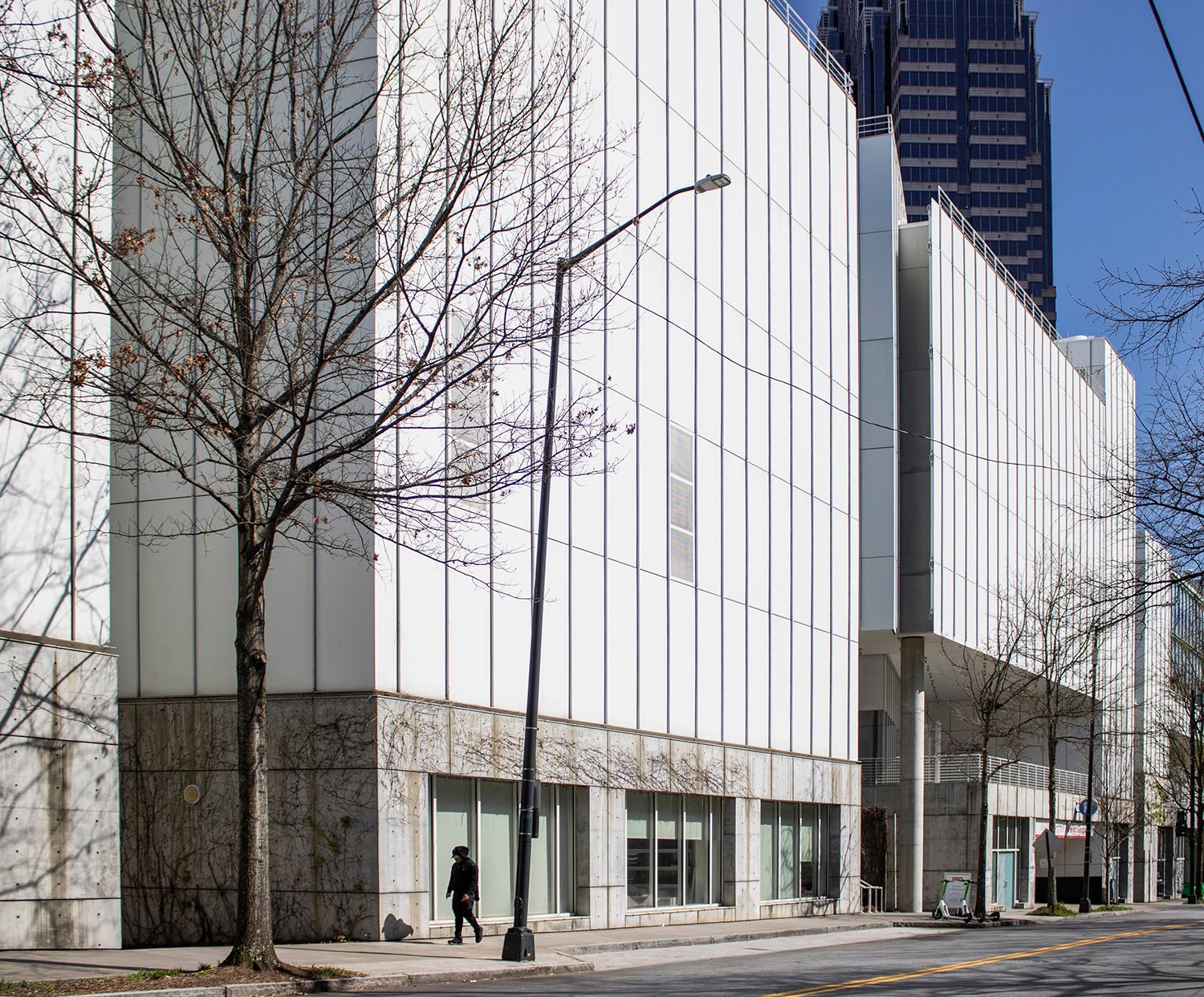 West elevation of the High Museum of Art Expansion