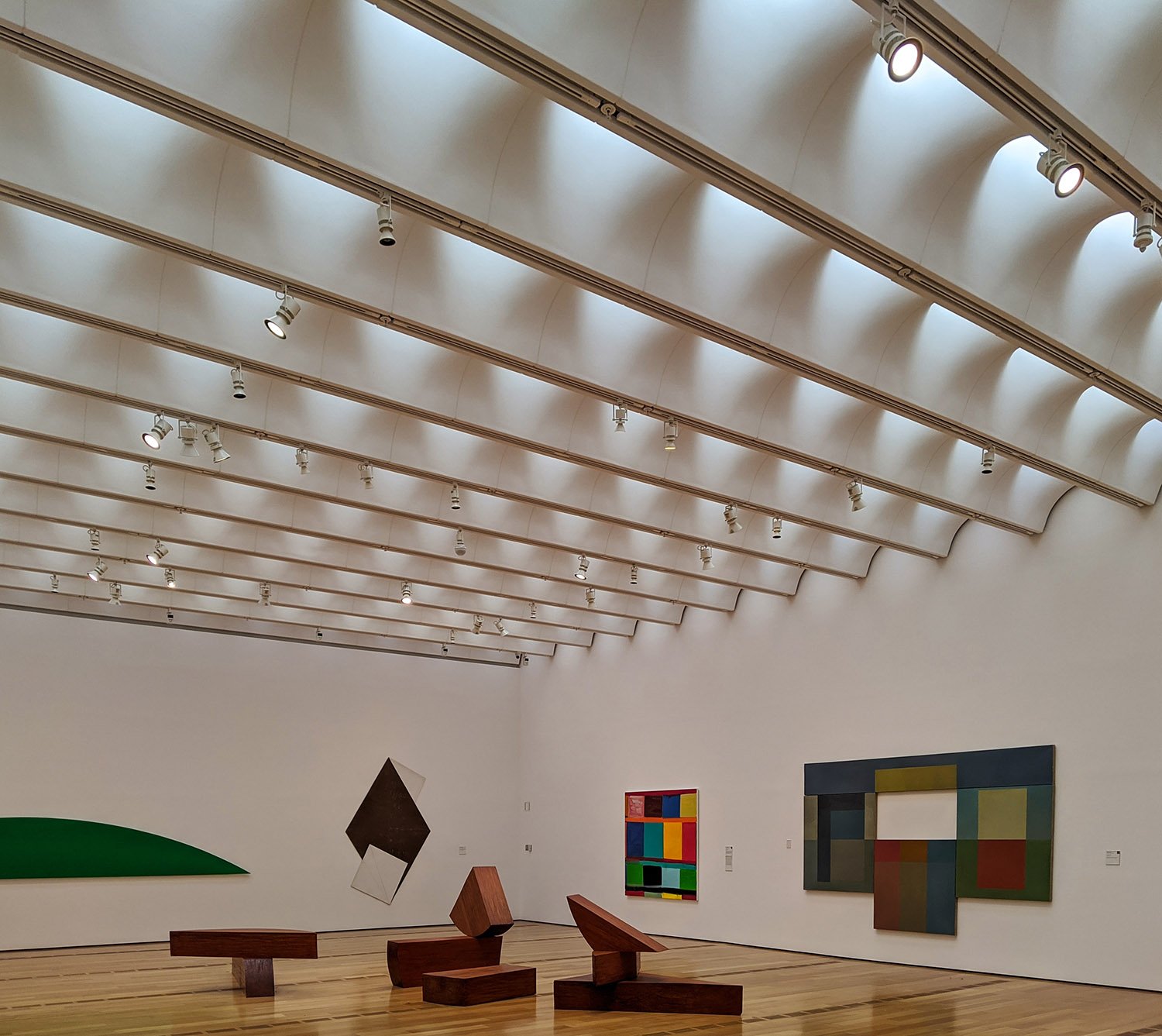 Third-floor gallery in the High Museum of Art Expansion
