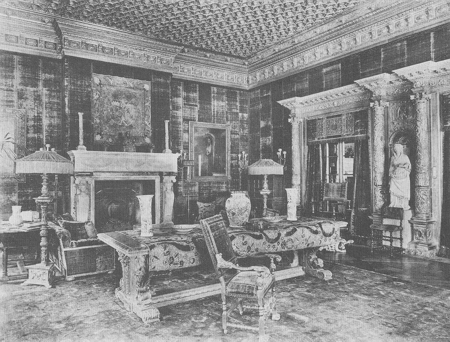 Living room of the Payne Whitney Residence, New York