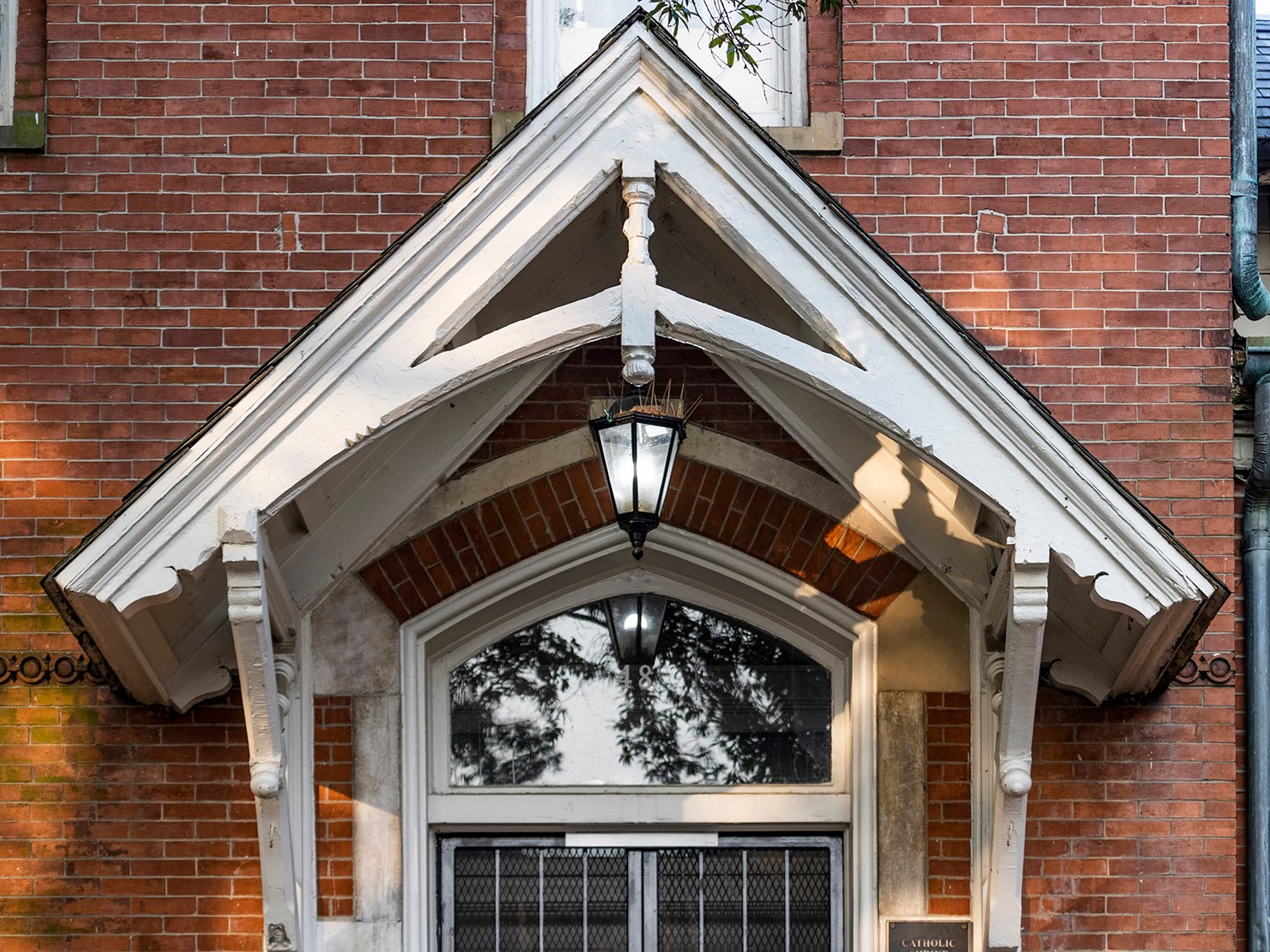 Front porch and entrance of The Priest's House