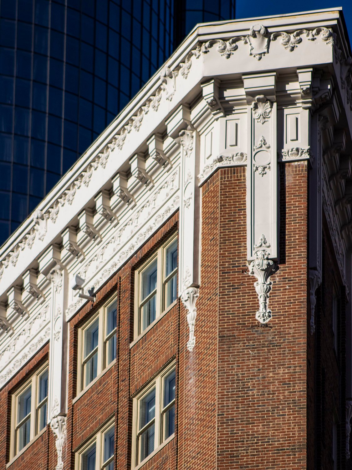 Looking up at the southeast corner of the Wynne-Claughton Building, Atlanta
