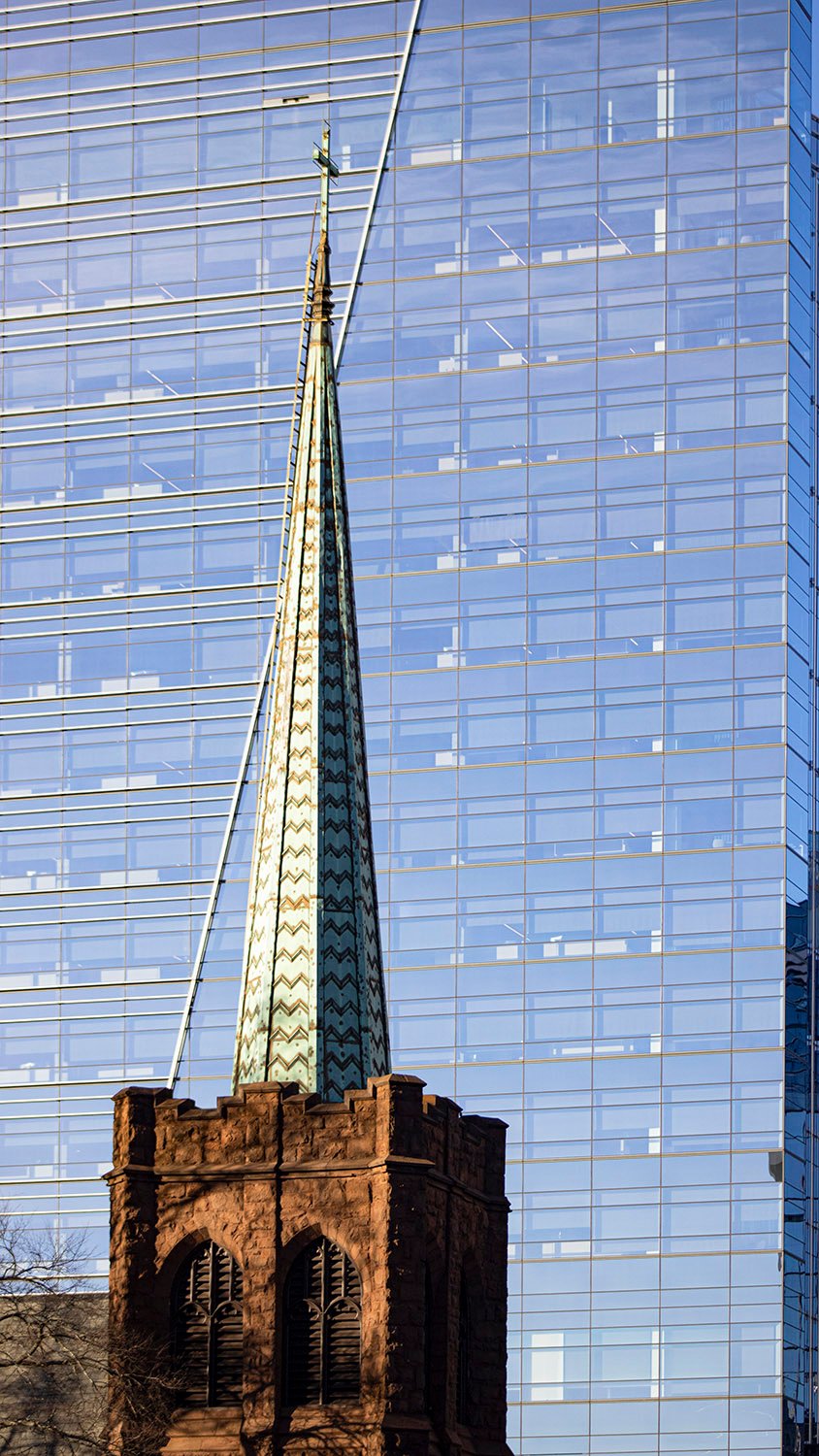 Spire on the tower of All Saints' Episcopal Church, Atlanta