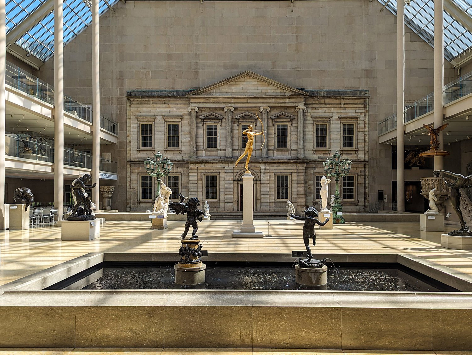 Charles Englehard Court in the American Wing of the Metropolitan Museum of Art, New York