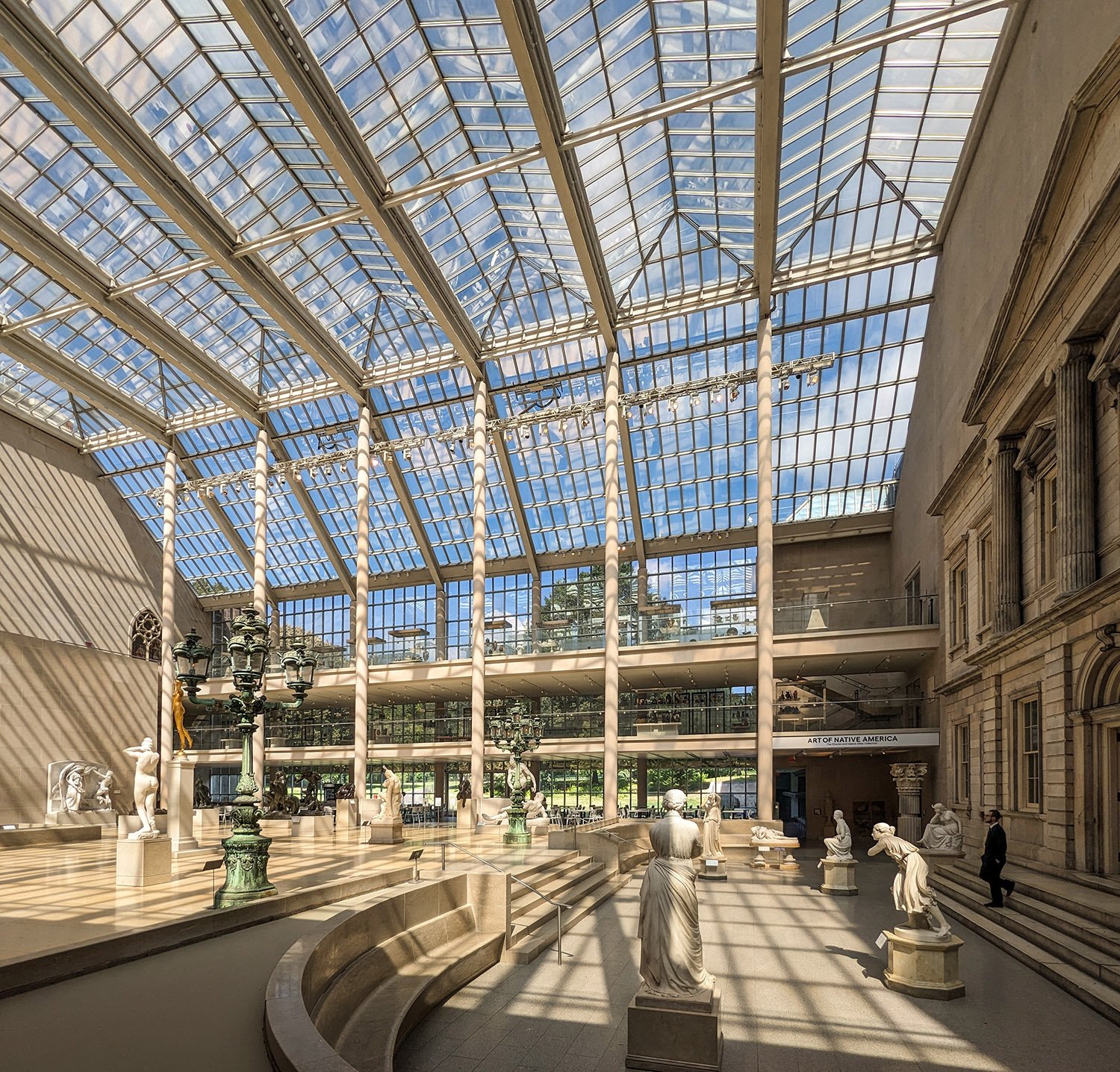 Charles Englehard Court in the American Wing of the Metropolitan Museum of Art, New York