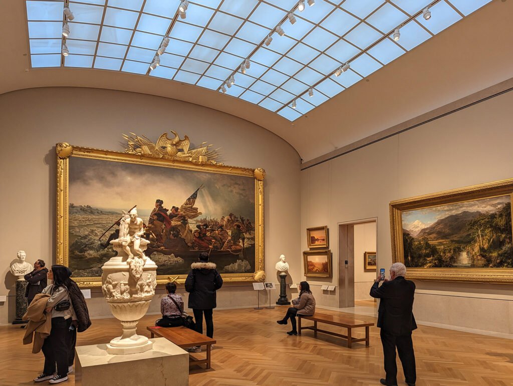 Gallery in the American Wing of the Metropolitan Museum of Art, New York