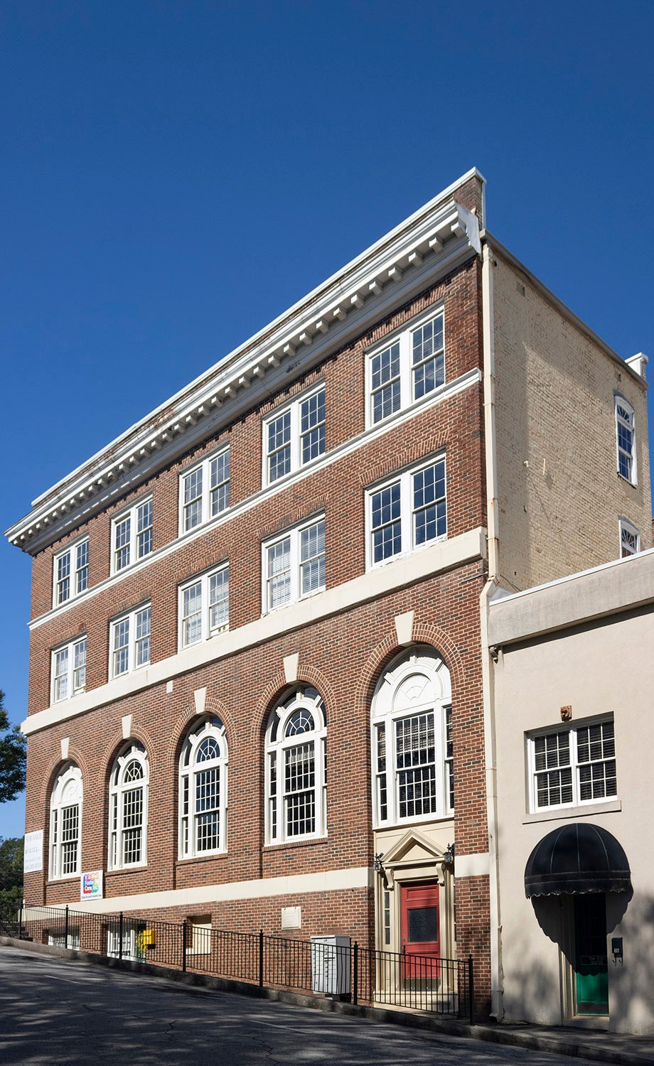 Southwest elevation of the Bank of Buford